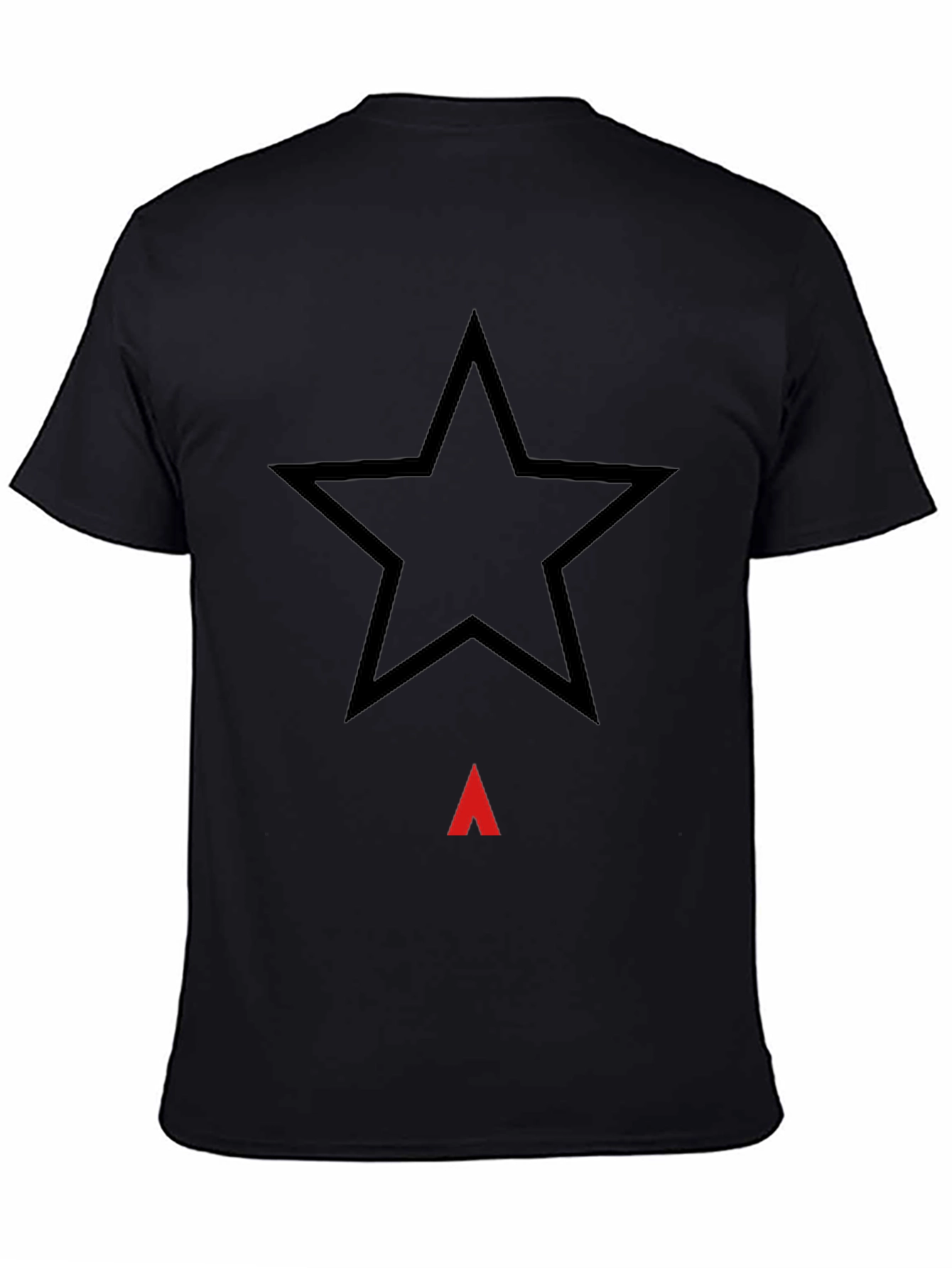 Star Arrow Graphic Black T-Shirt