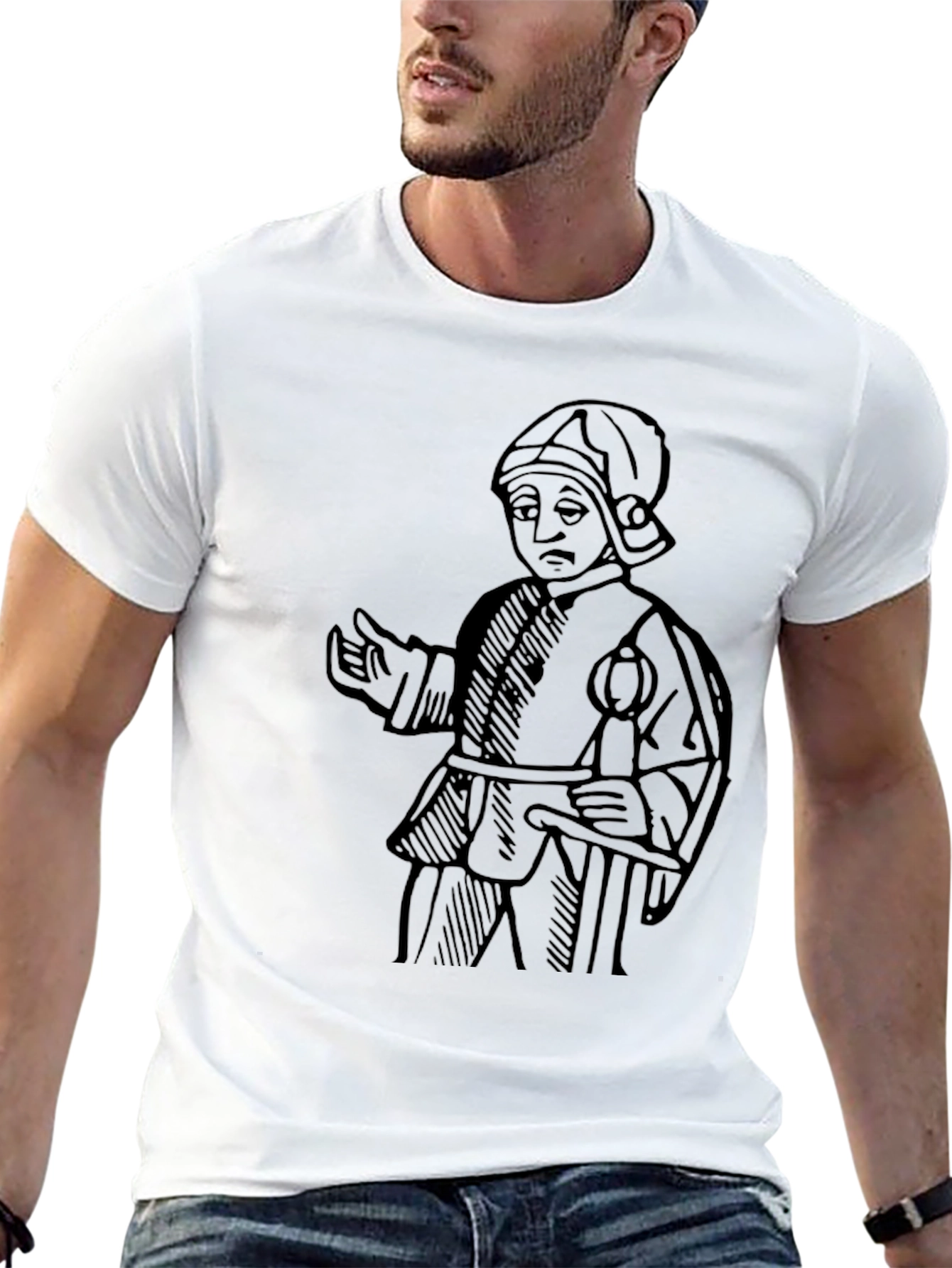 Medieval Man Black T-Shirt