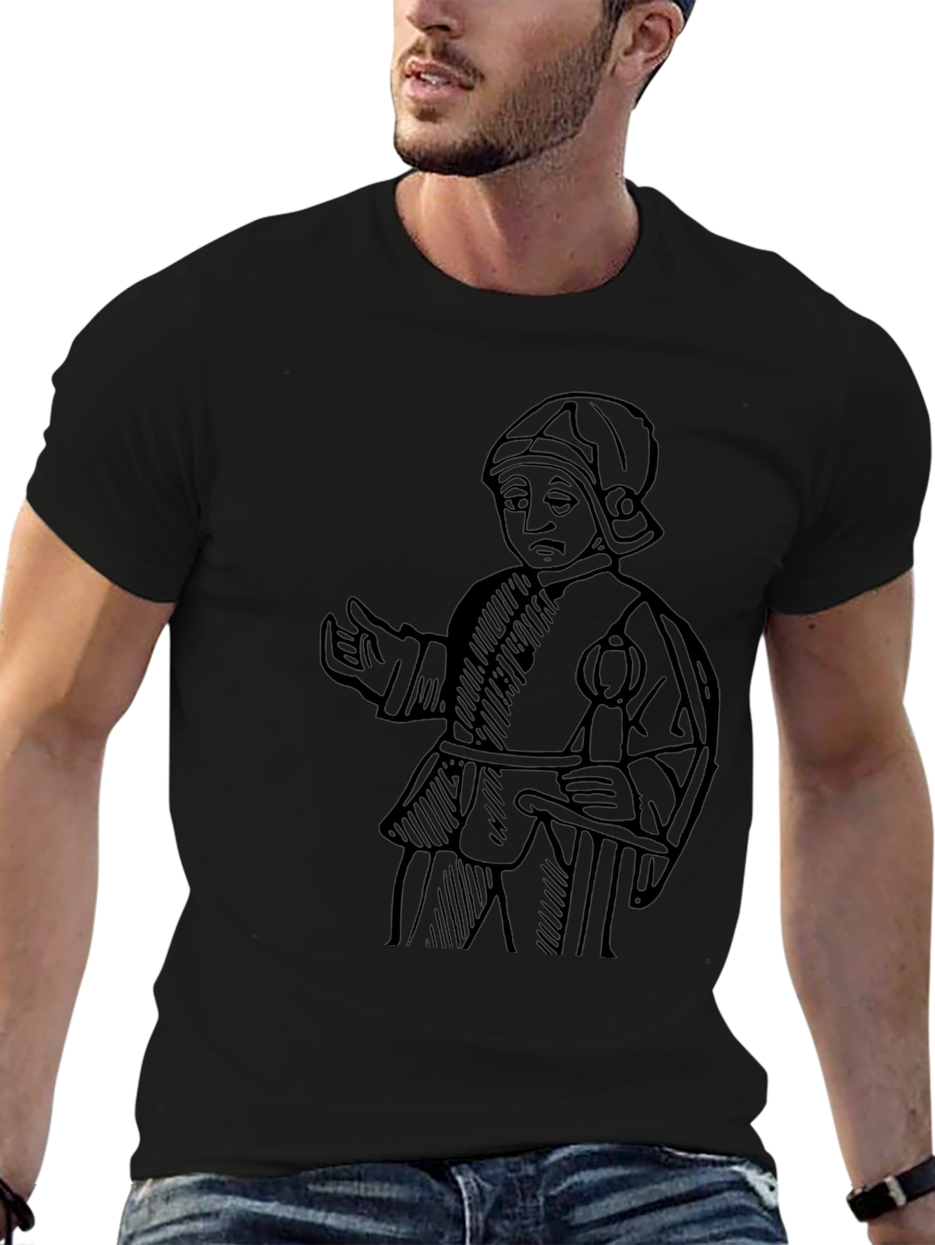 Medieval Man Black T-Shirt