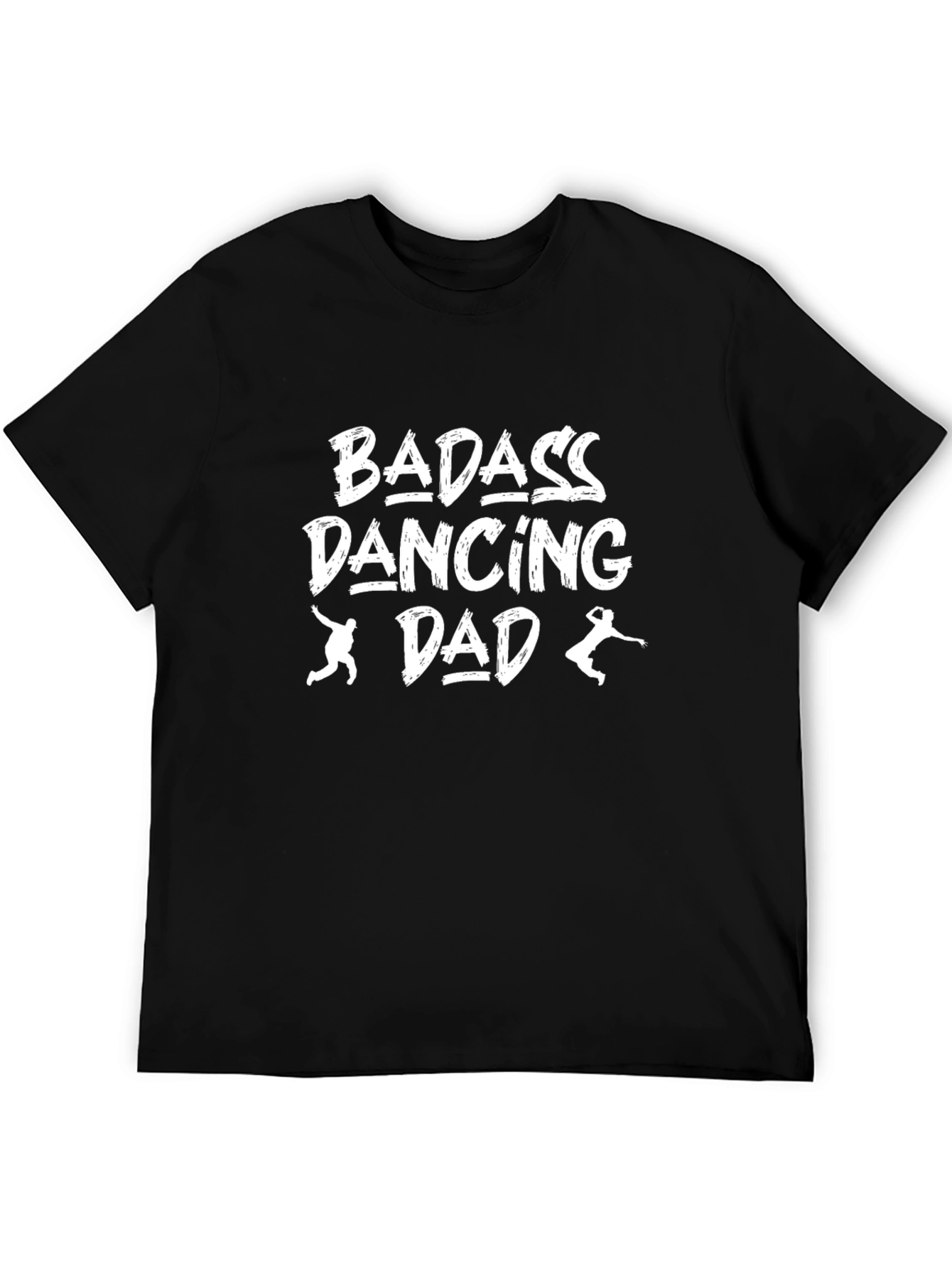 Badass Dancing Dad Black T-Shirt