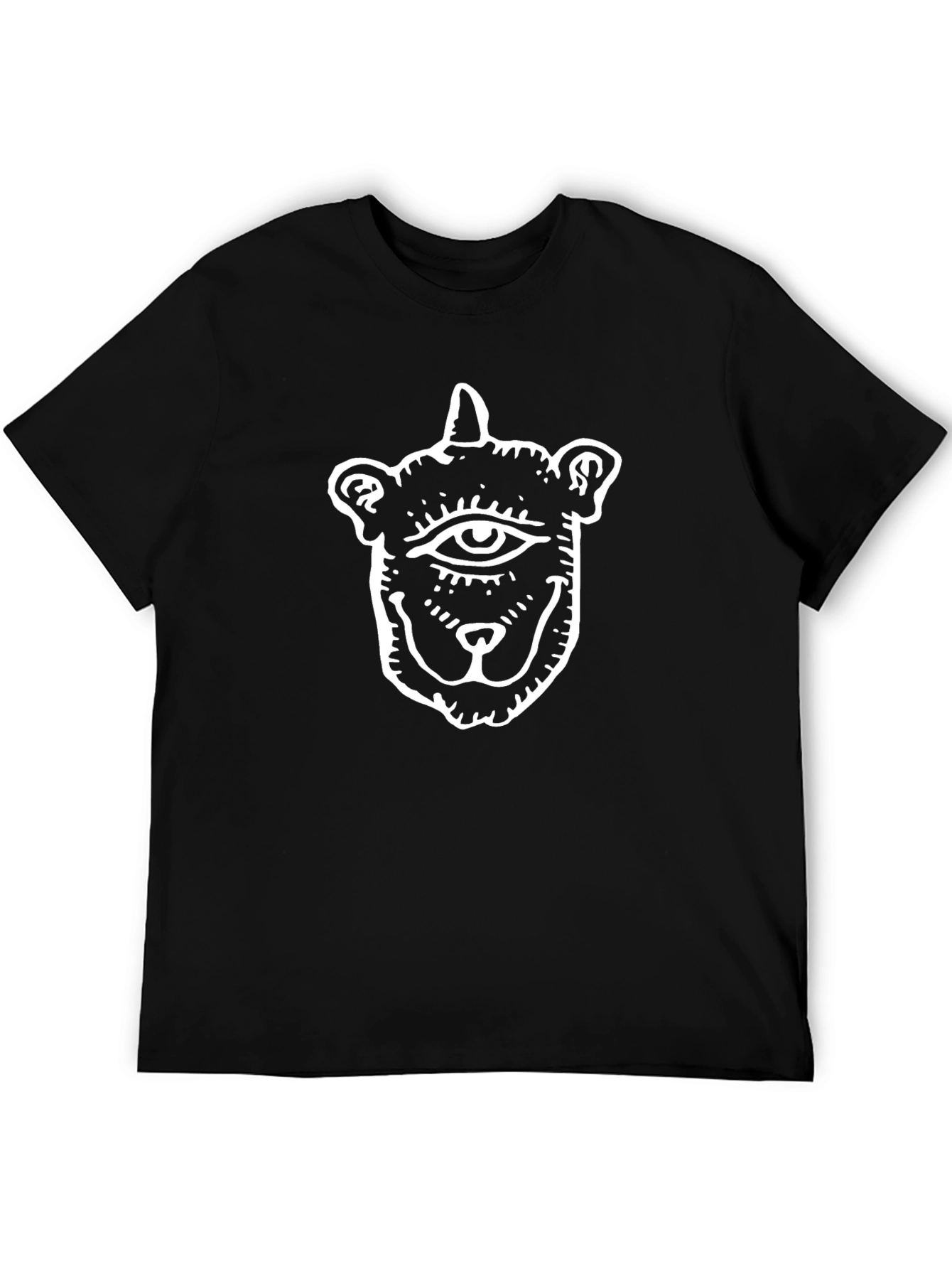 Third Eye Bear T-Shirt - Black Graphic Tee