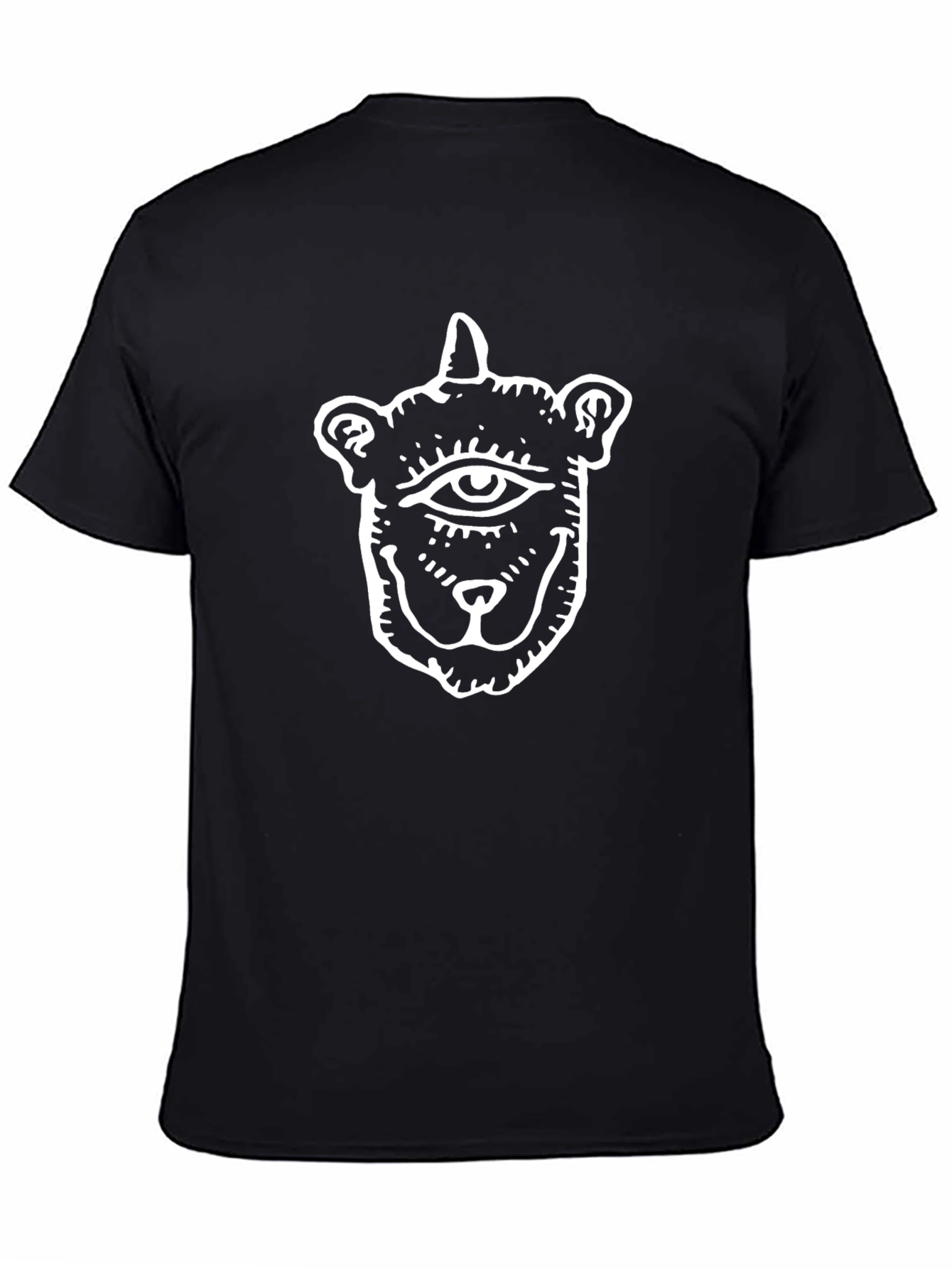 Third Eye Bear T-Shirt - Black Graphic Tee