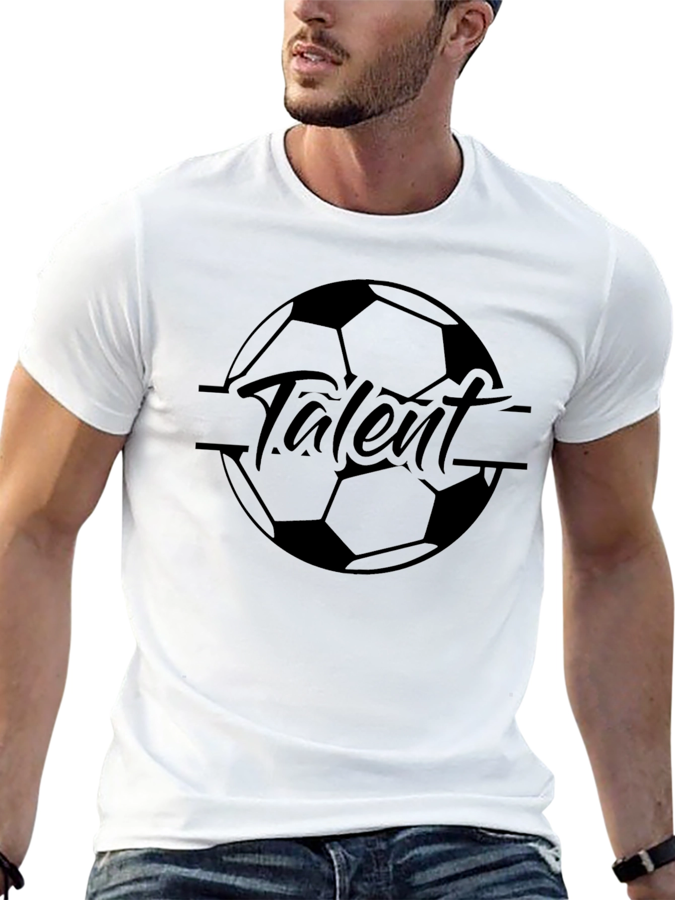Talent Soccer Graphic Tee - Black