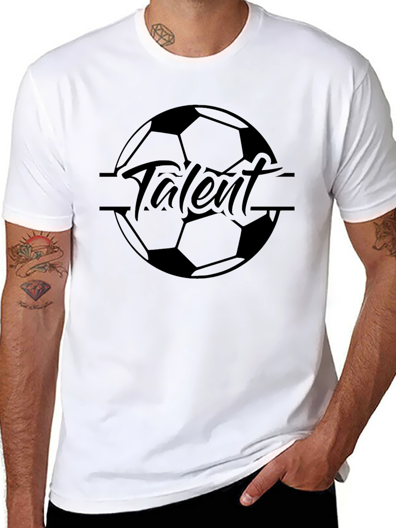Talent Soccer Graphic Tee - Black