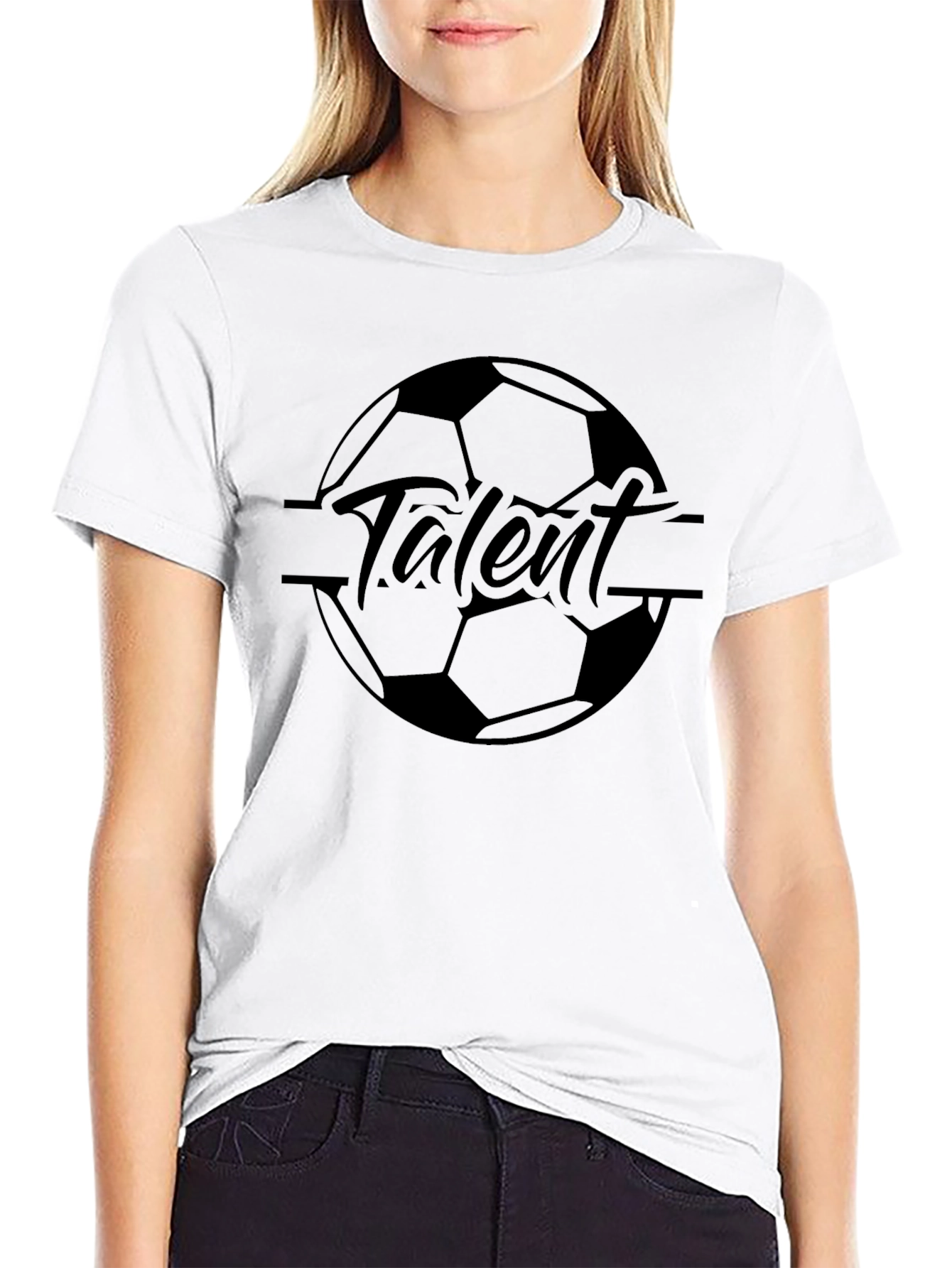 Talent Soccer Graphic Tee - Black