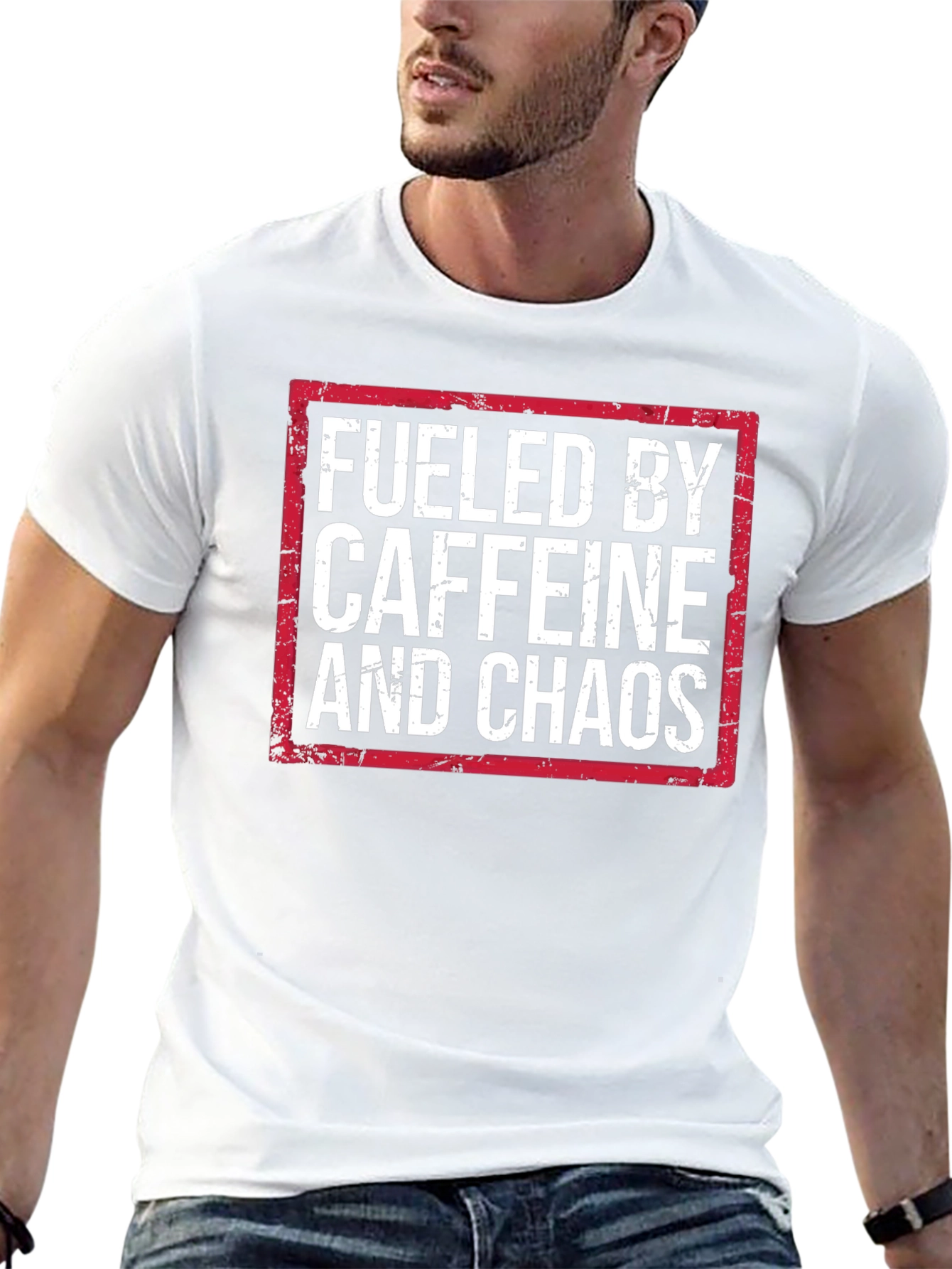Fueled by Caffeine and Chaos Graphic Tee
