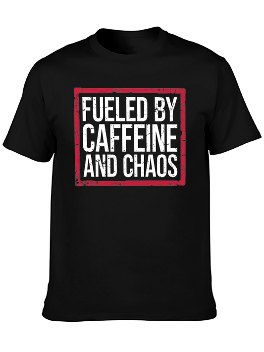 Fueled by Caffeine and Chaos Graphic Tee