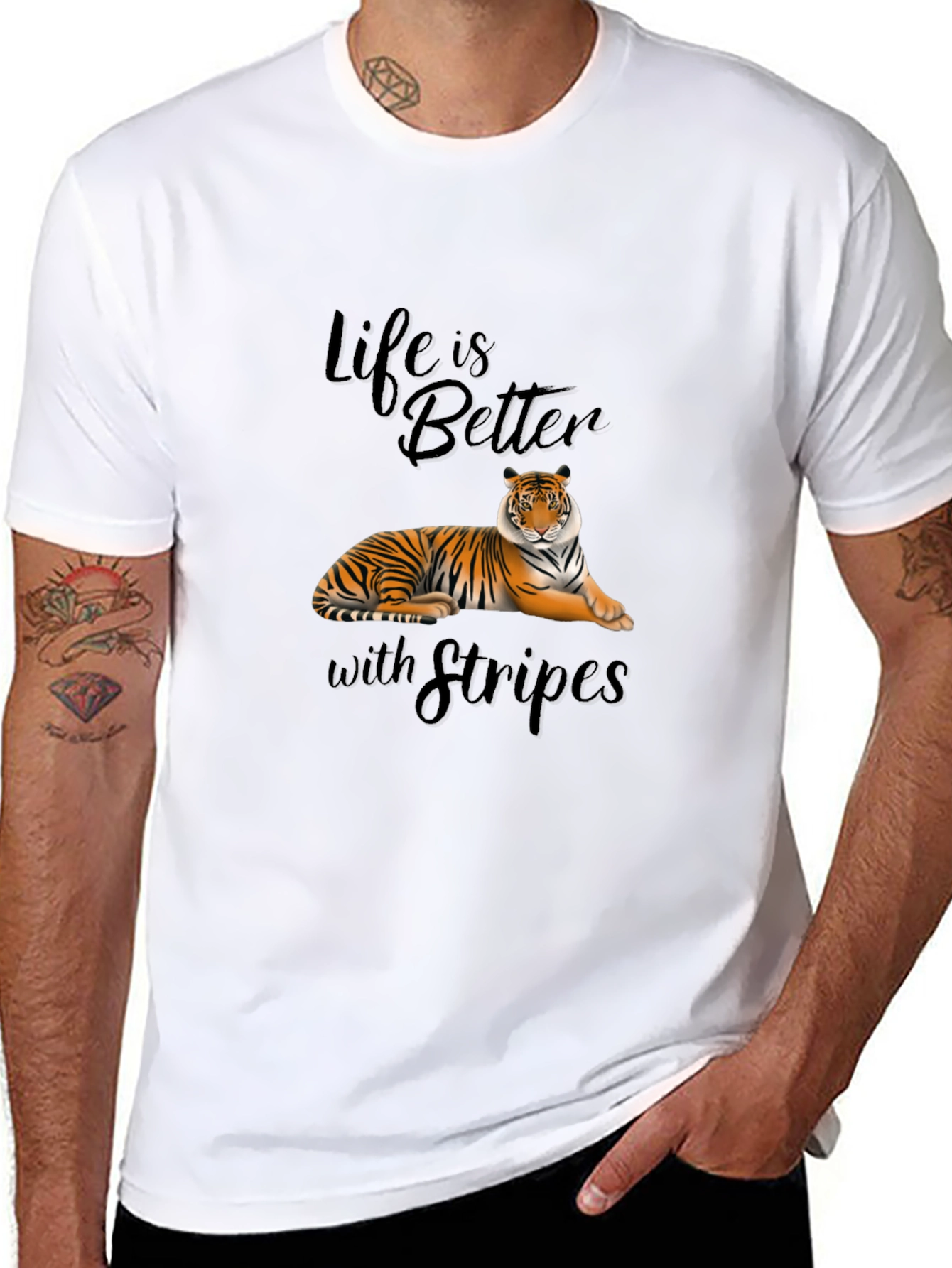 Life is Better with Stripes T-Shirt