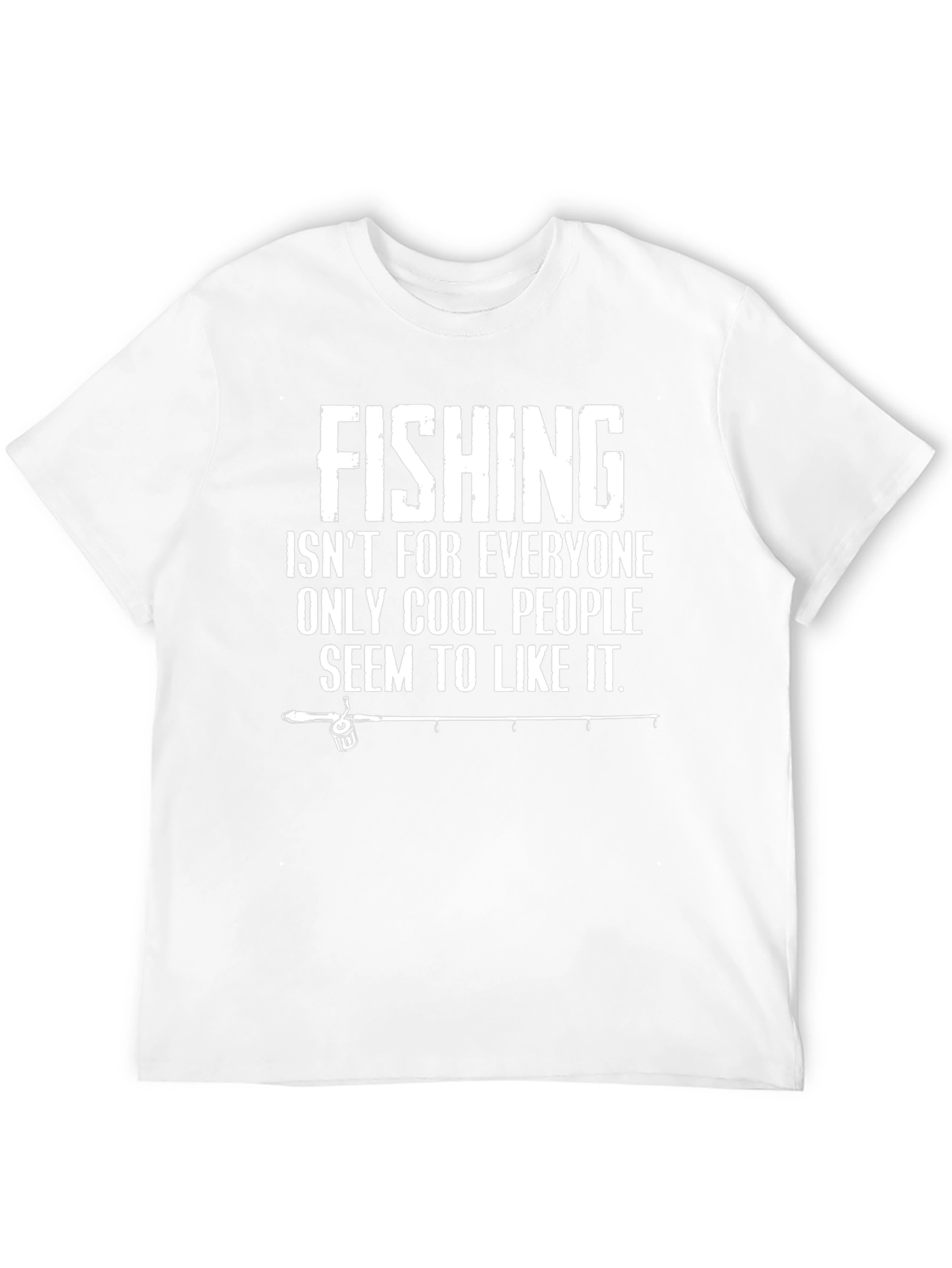 Cool People Fishing Black T-Shirt