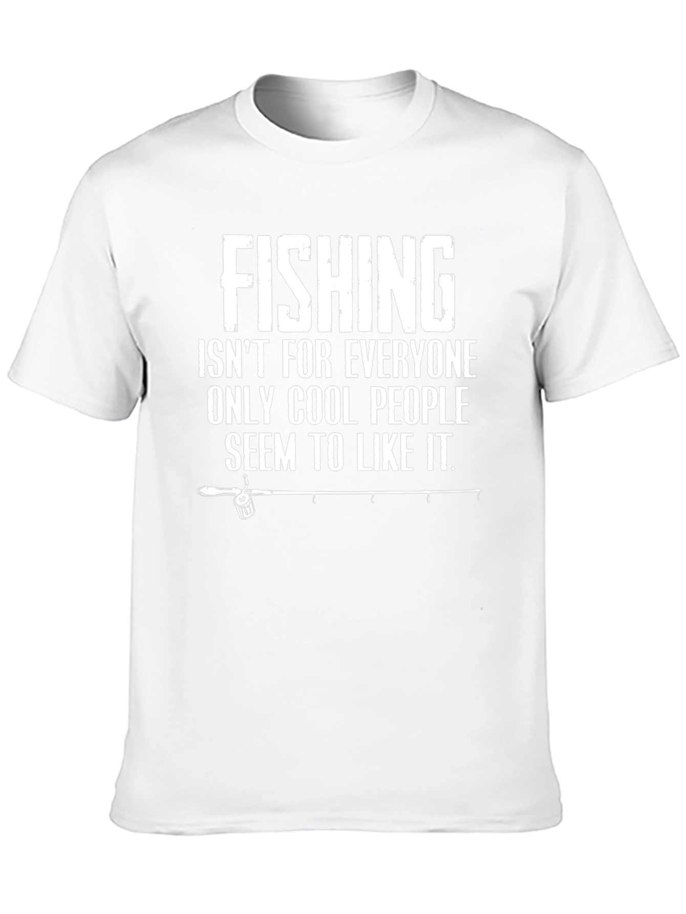 Cool People Fishing Black T-Shirt