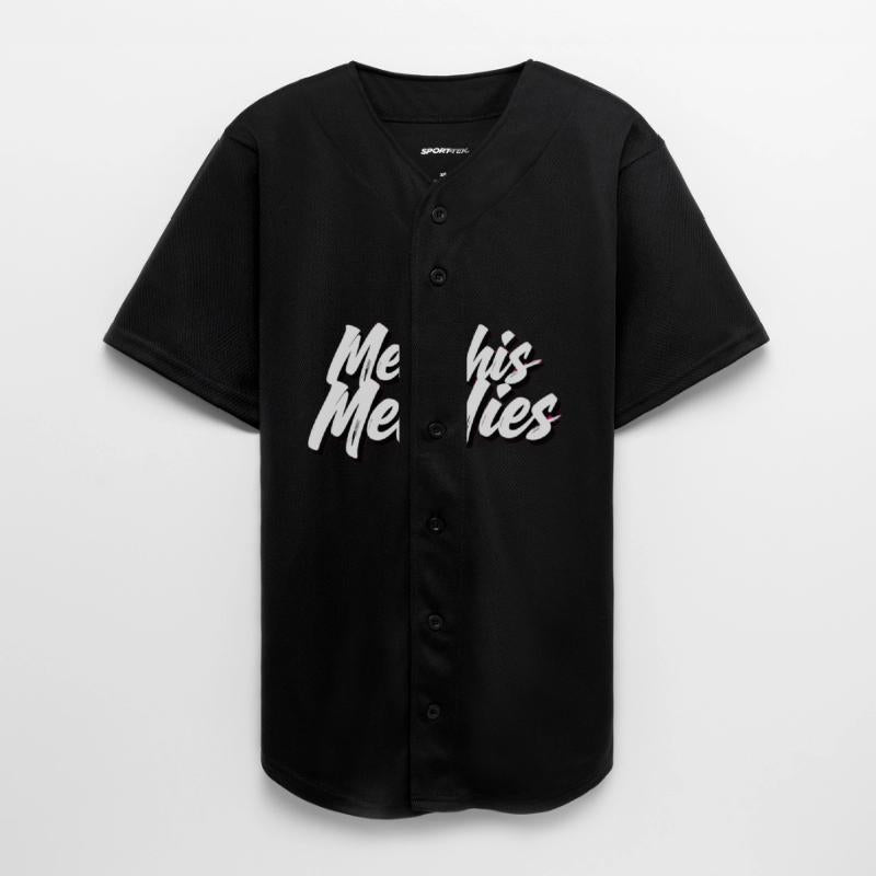 Memphis Melodies Logo - Stylish White and Pink Ret