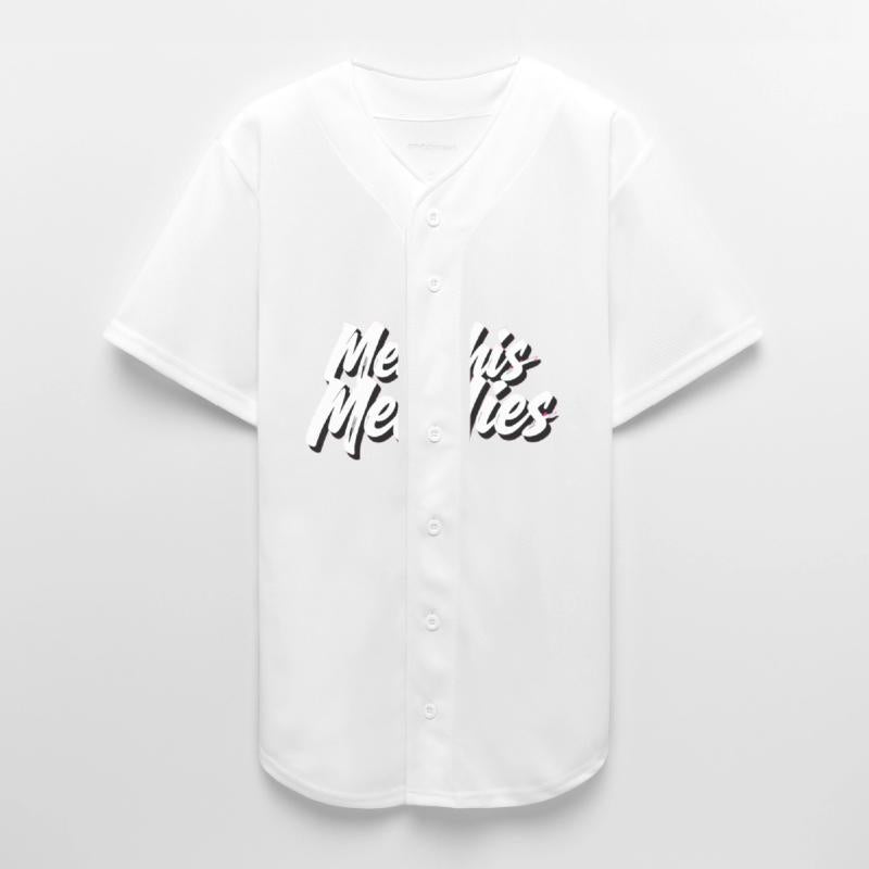 Memphis Melodies Logo - Stylish White and Pink Ret