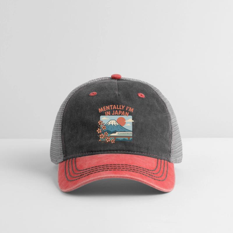 Mentally in Japan Mountain Sunset