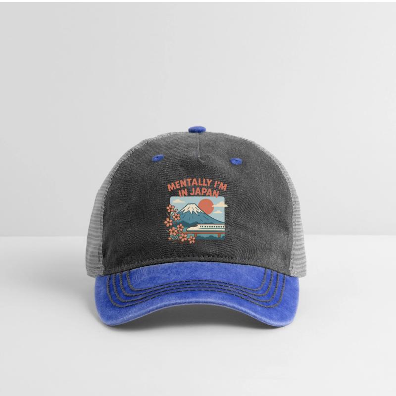 Mentally in Japan Mountain Sunset