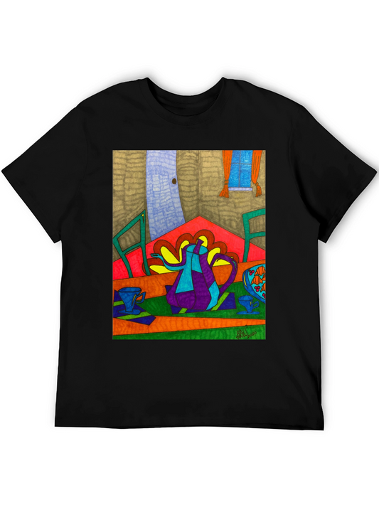 Abstract Tea Party Art Tee