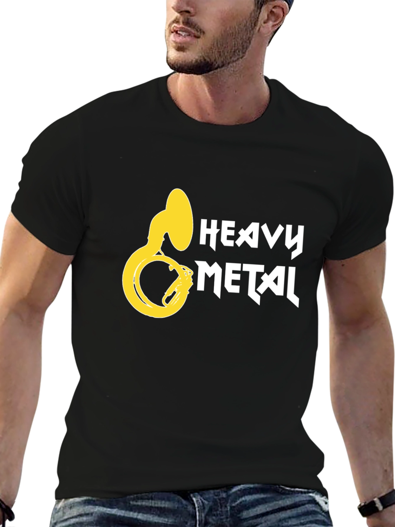 Heavy Metal Tuba T-Shirt - Black