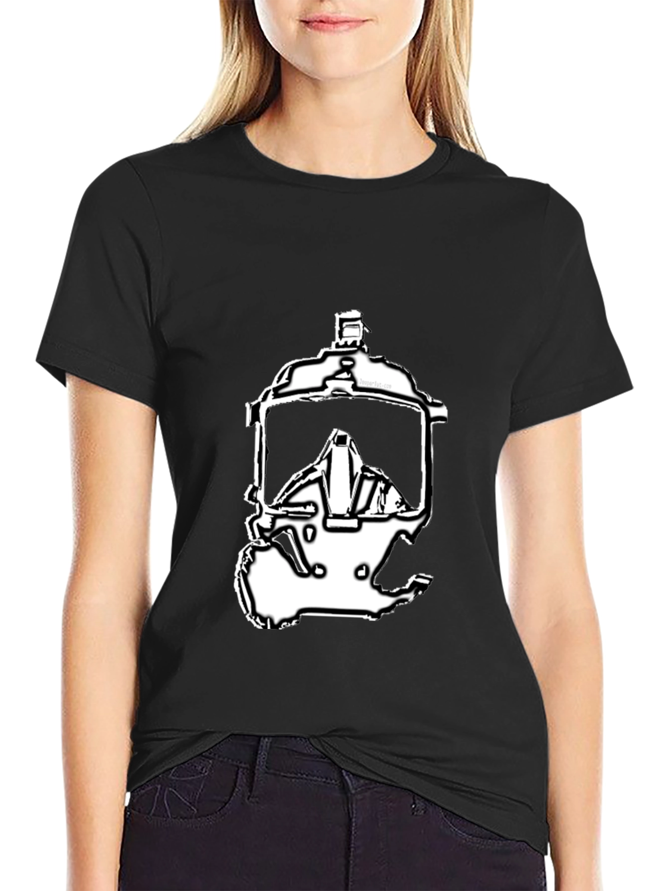 Graphic Tee - Spray Can Mask