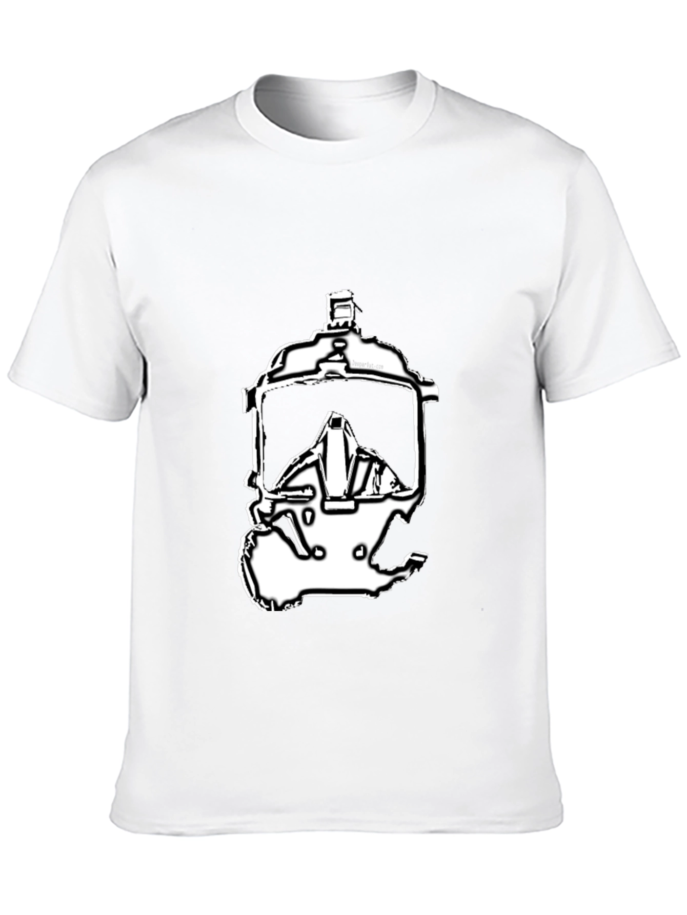 Graphic Tee - Spray Can Mask