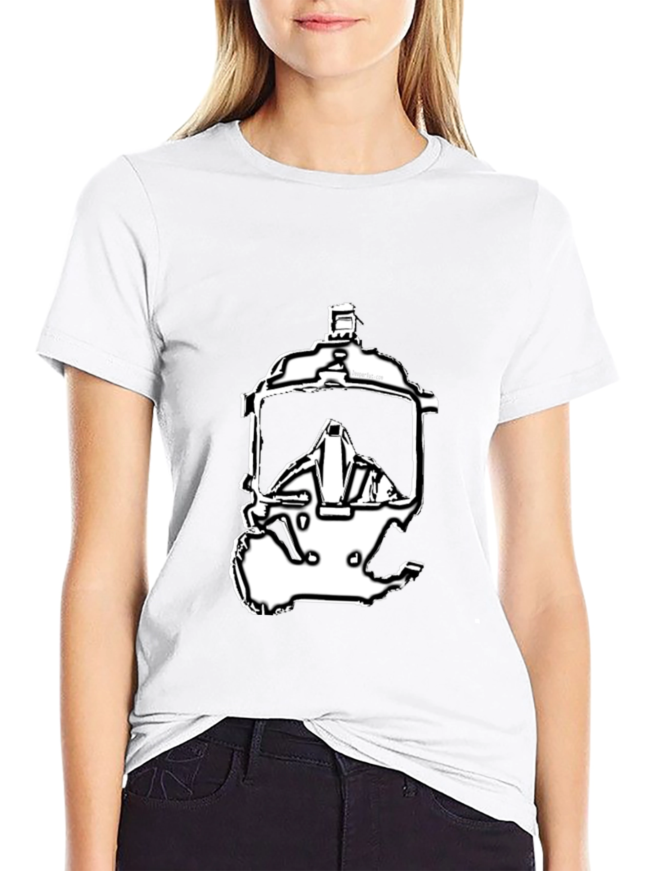 Graphic Tee - Spray Can Mask