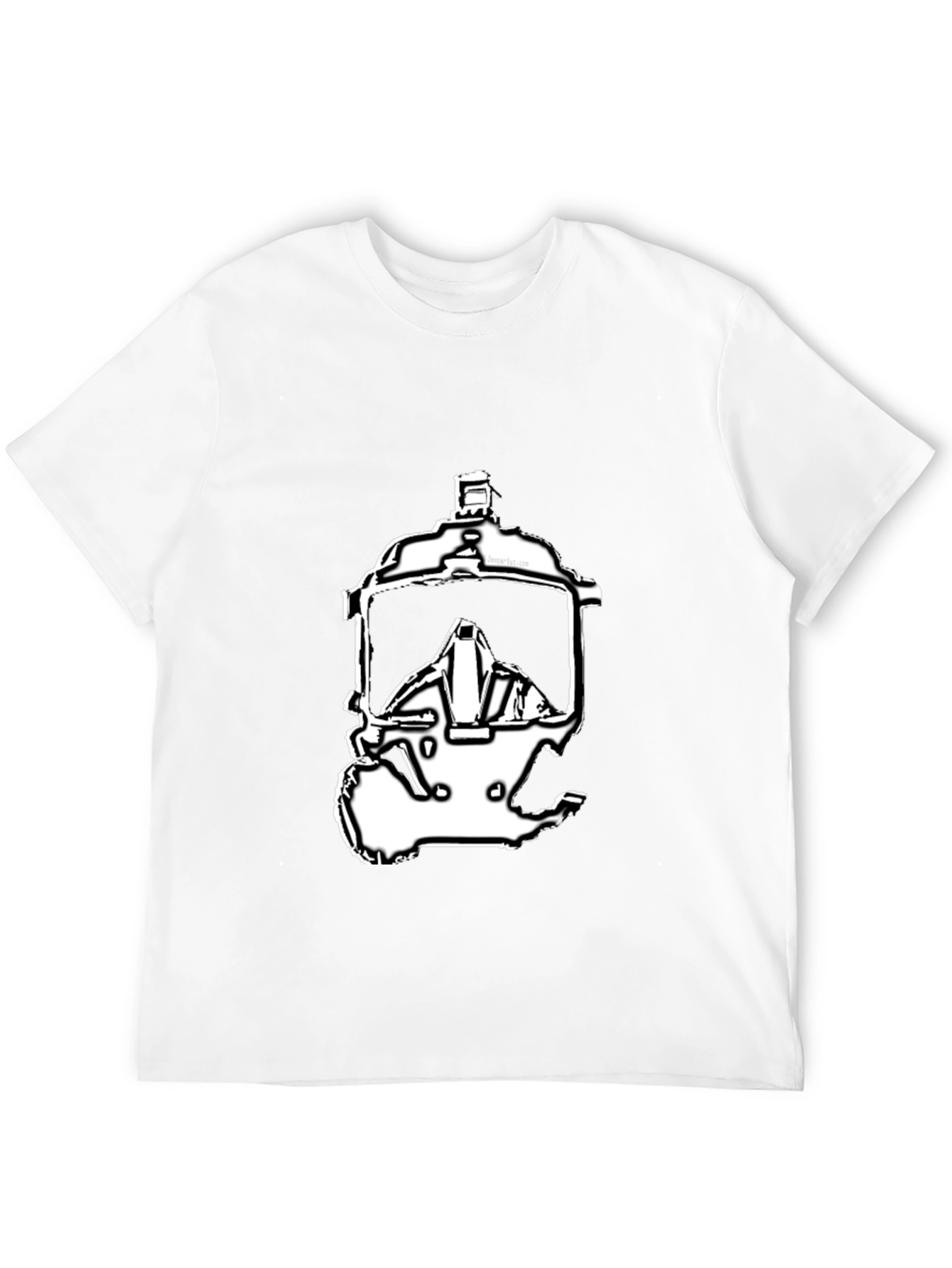 Graphic Tee - Spray Can Mask