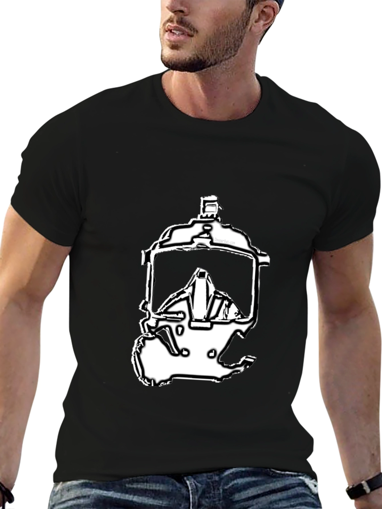 Graphic Tee - Spray Can Mask