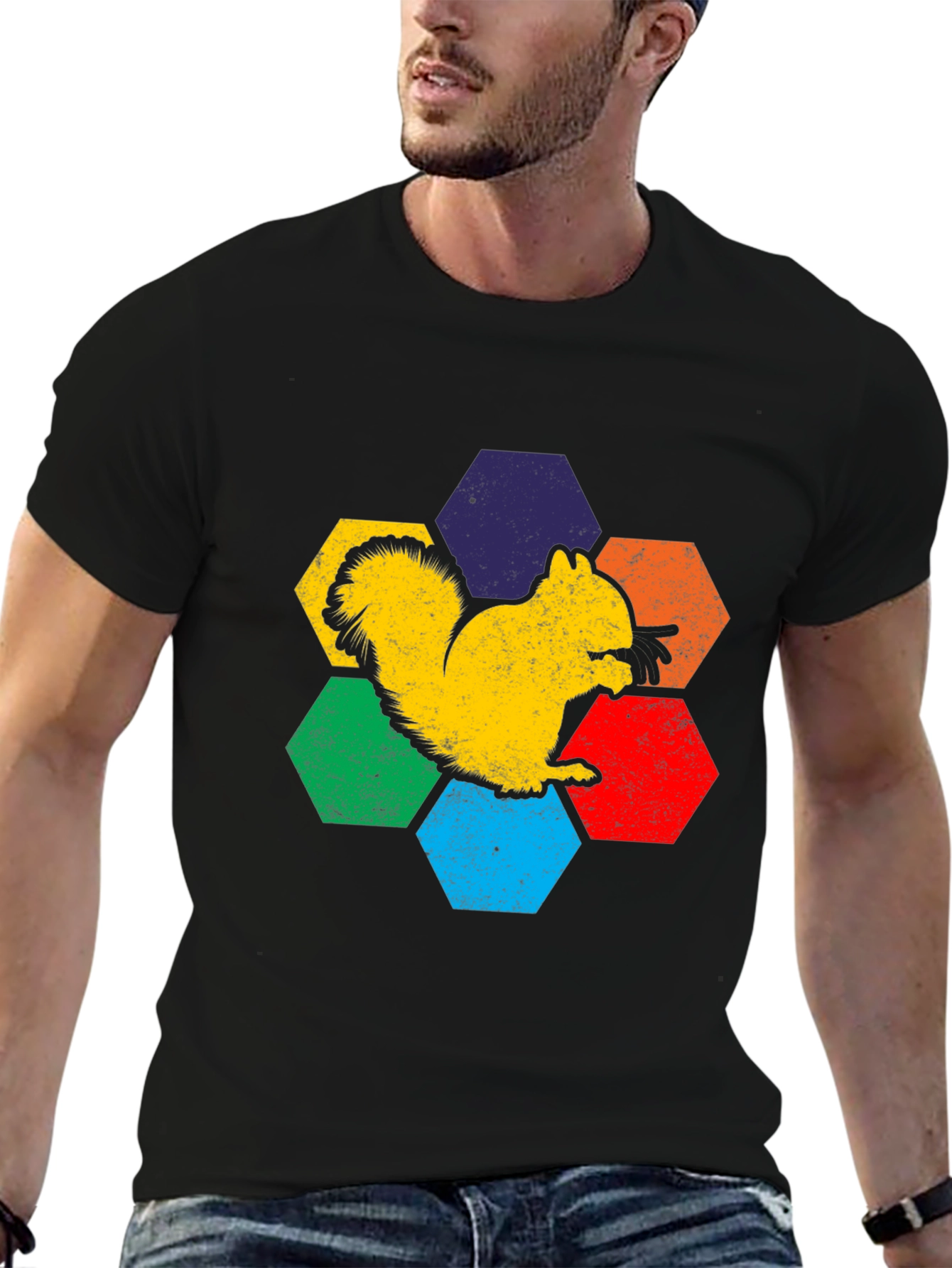 Squirrel Hexagon T-Shirt