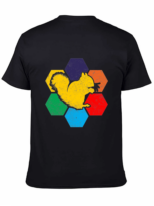 Squirrel Hexagon T-Shirt