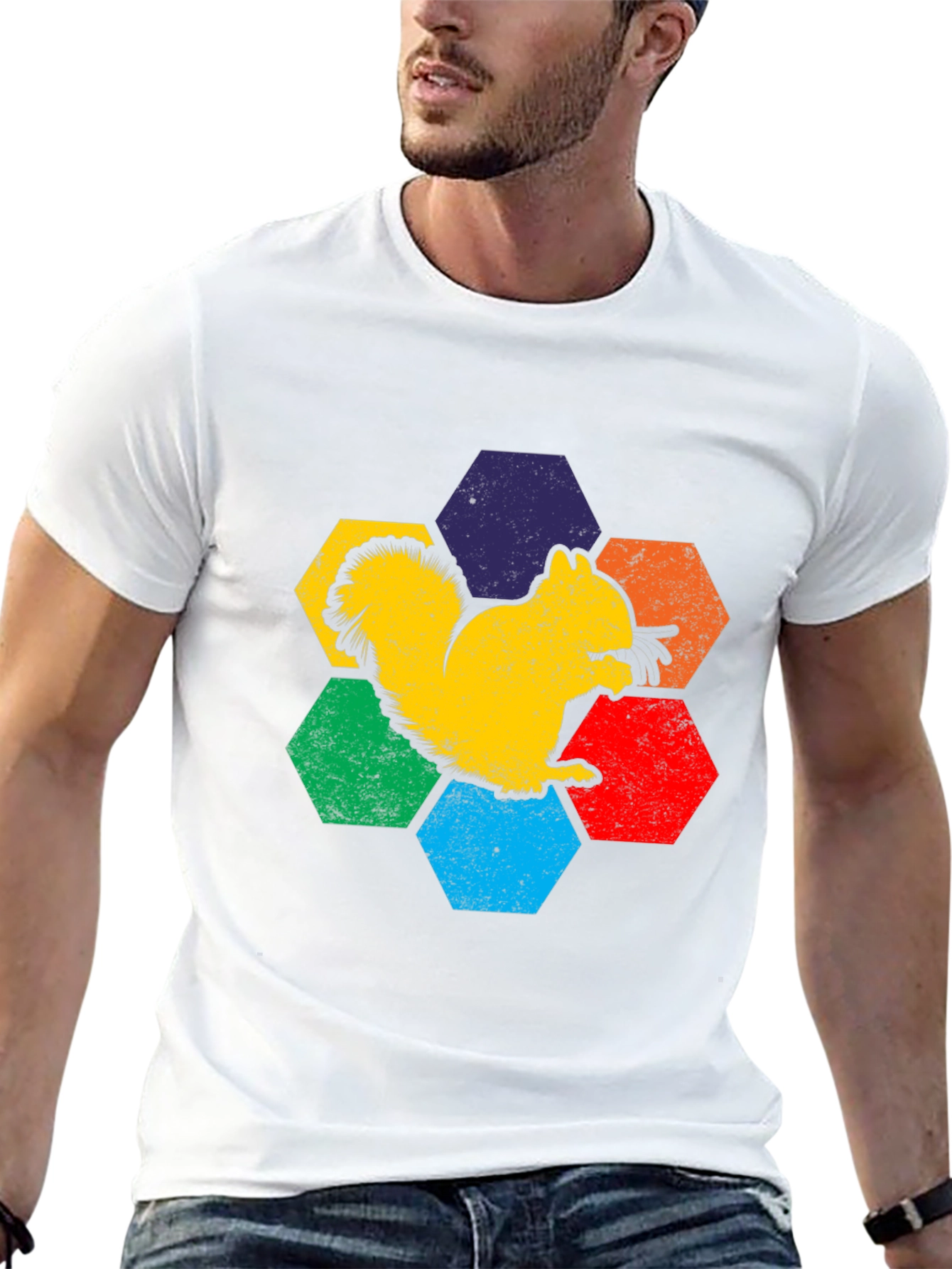 Squirrel Hexagon T-Shirt