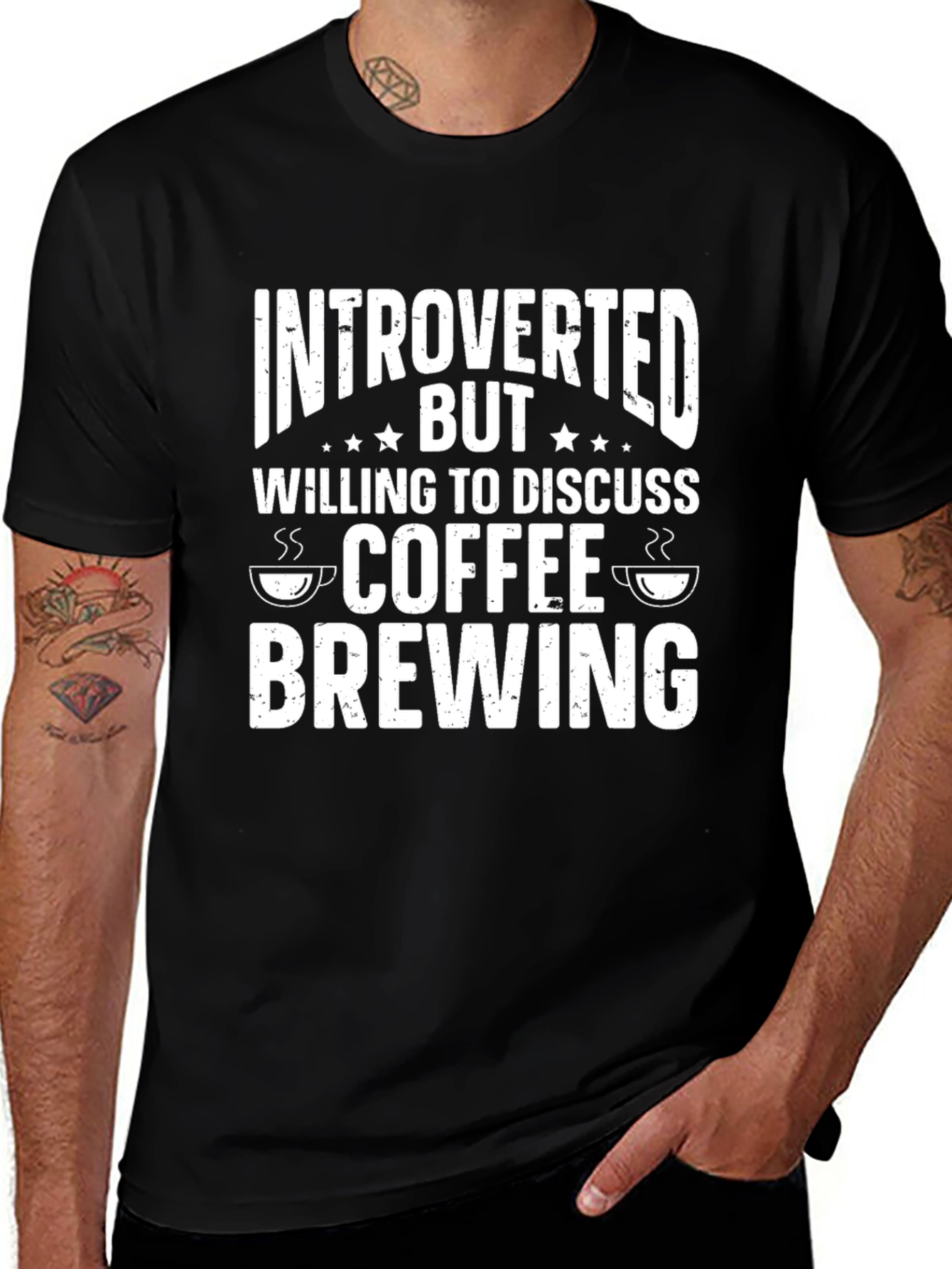 Introverted Coffee Brewing T-Shirt