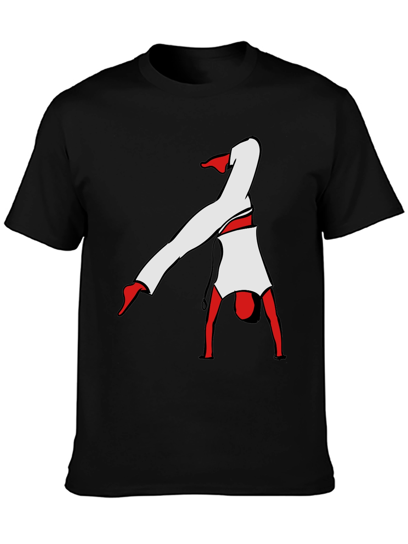Capoeira Handstand T-Shirt - Black