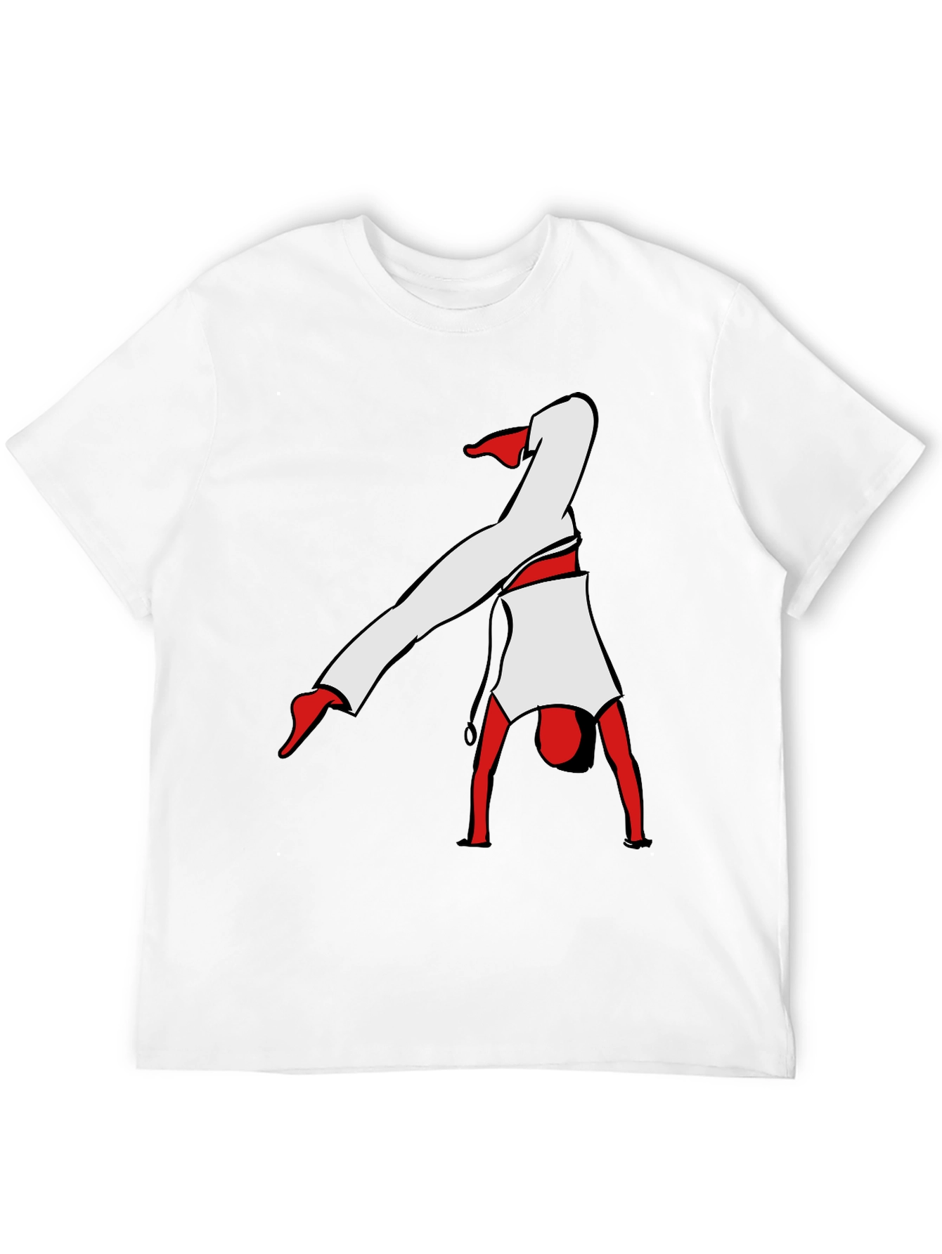 Capoeira Handstand T-Shirt - Black