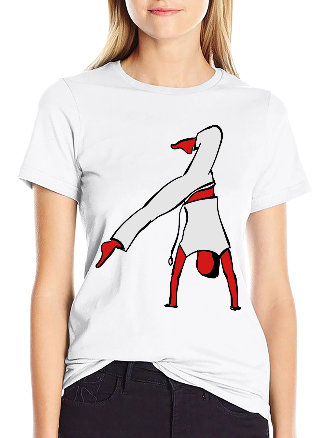 Capoeira Handstand T-Shirt - Black
