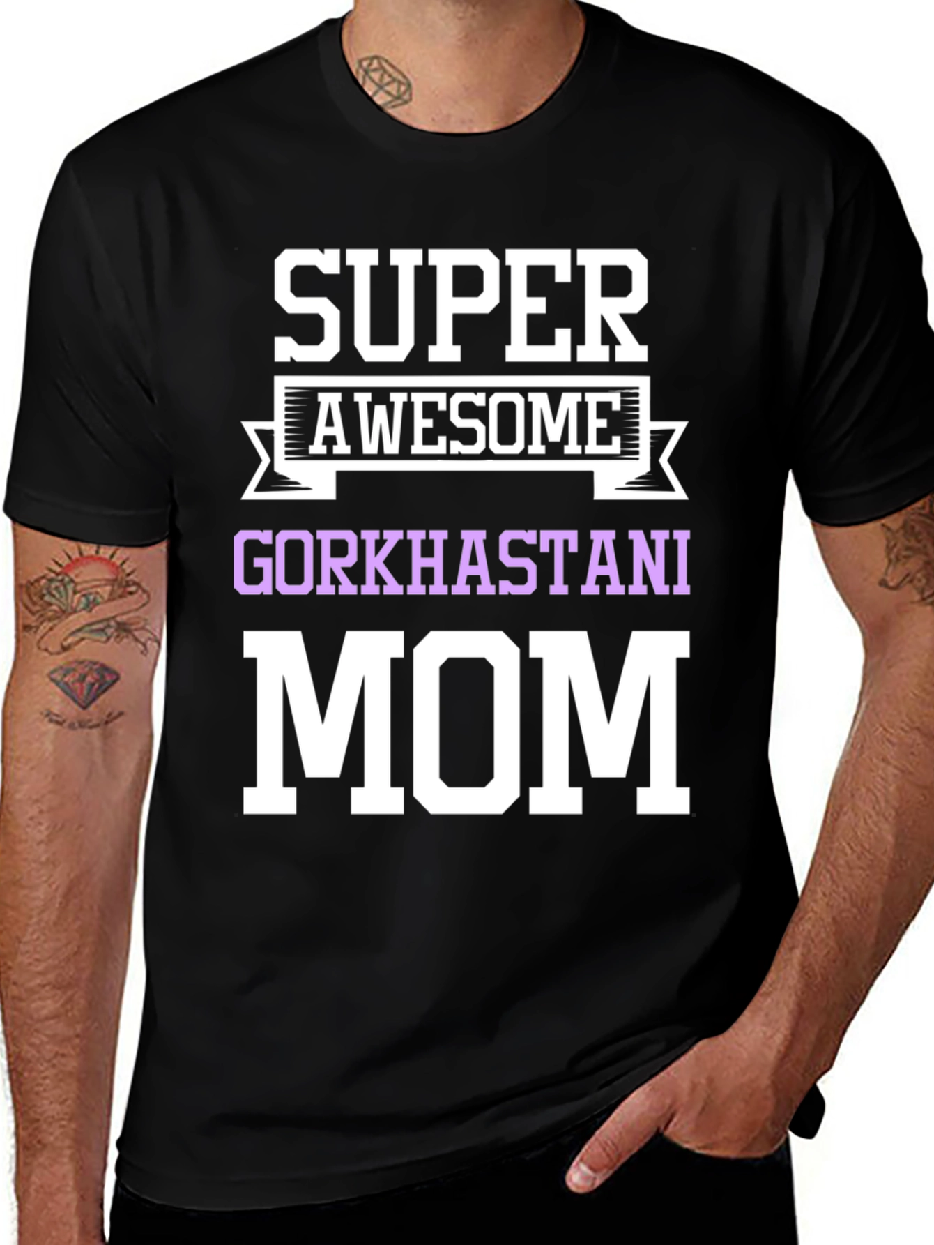 Super Awesome Gorkhastani Mom T-Shirt