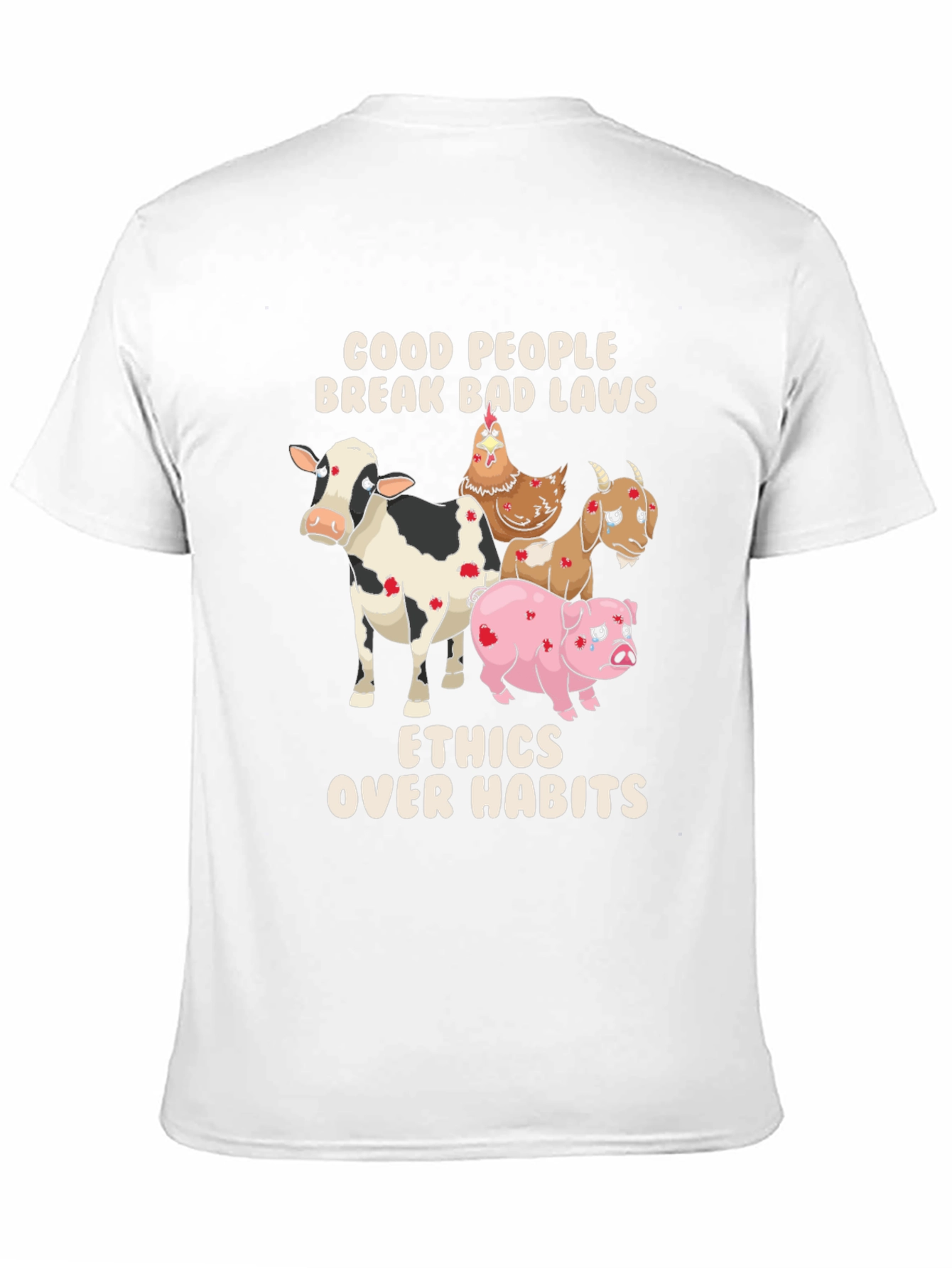 Ethical Lifestyle T-Shirt: Good People Break Bad Laws