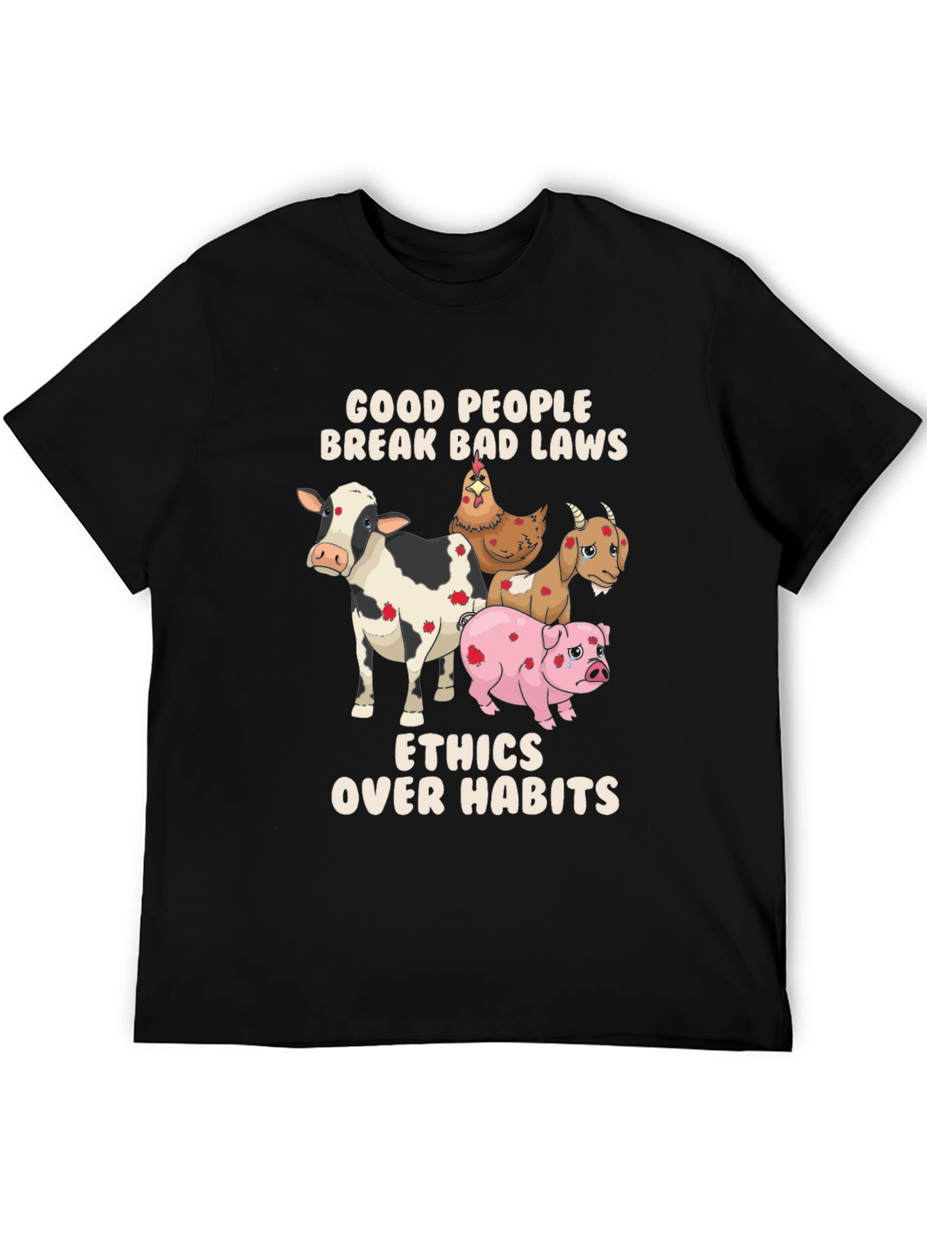 Ethical Lifestyle T-Shirt: Good People Break Bad Laws