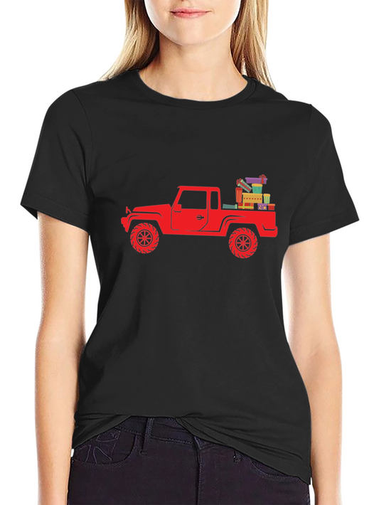 Christmas Truck T-Shirt - Festive Holiday Tee