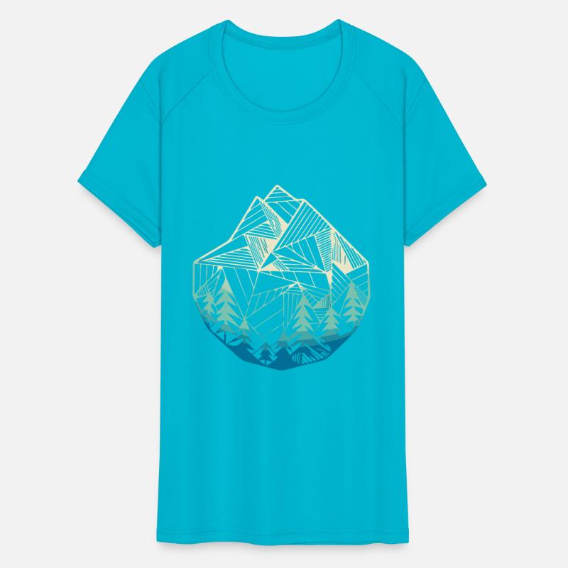 Minimal Mountains Geometry Outdoor Hikings