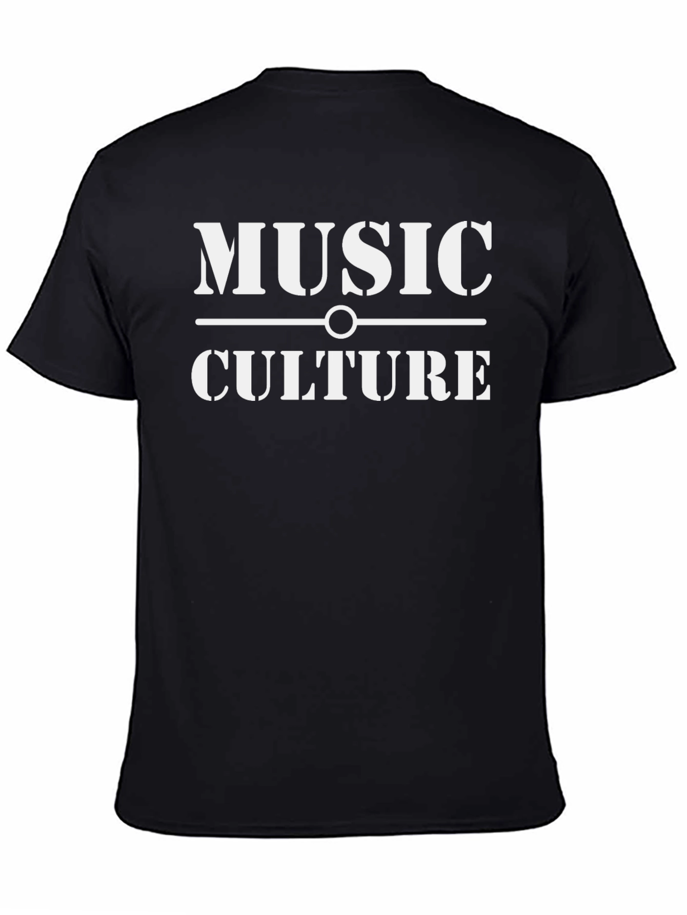 Music Culture Black T-Shirt