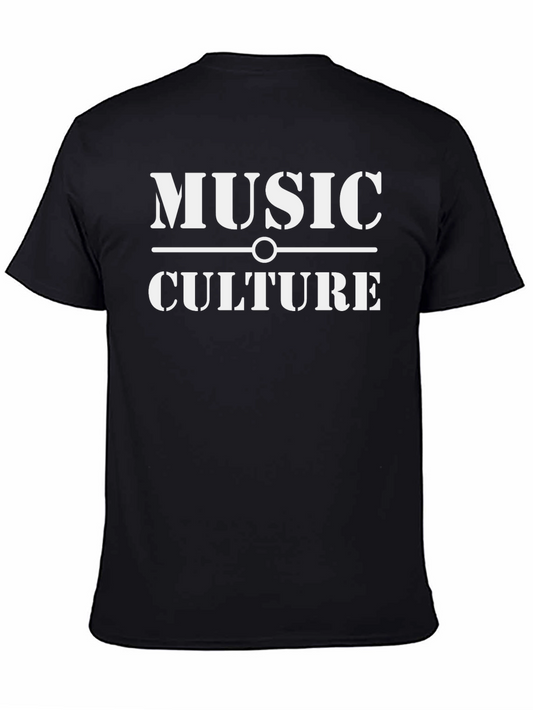 Music Culture Black T-Shirt