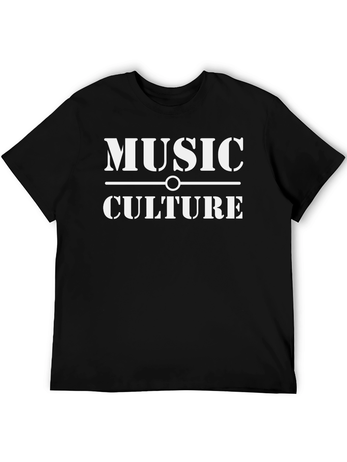 Music Culture Black T-Shirt