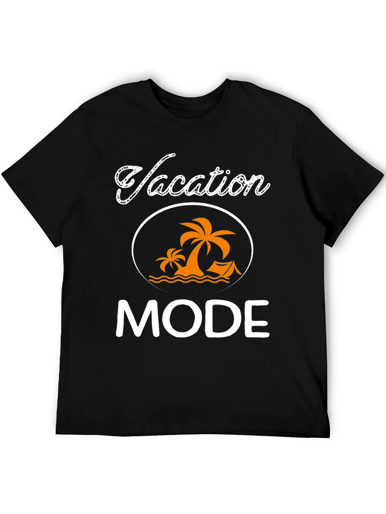 Vacation Mode Palm Tree Graphic T-Shirt