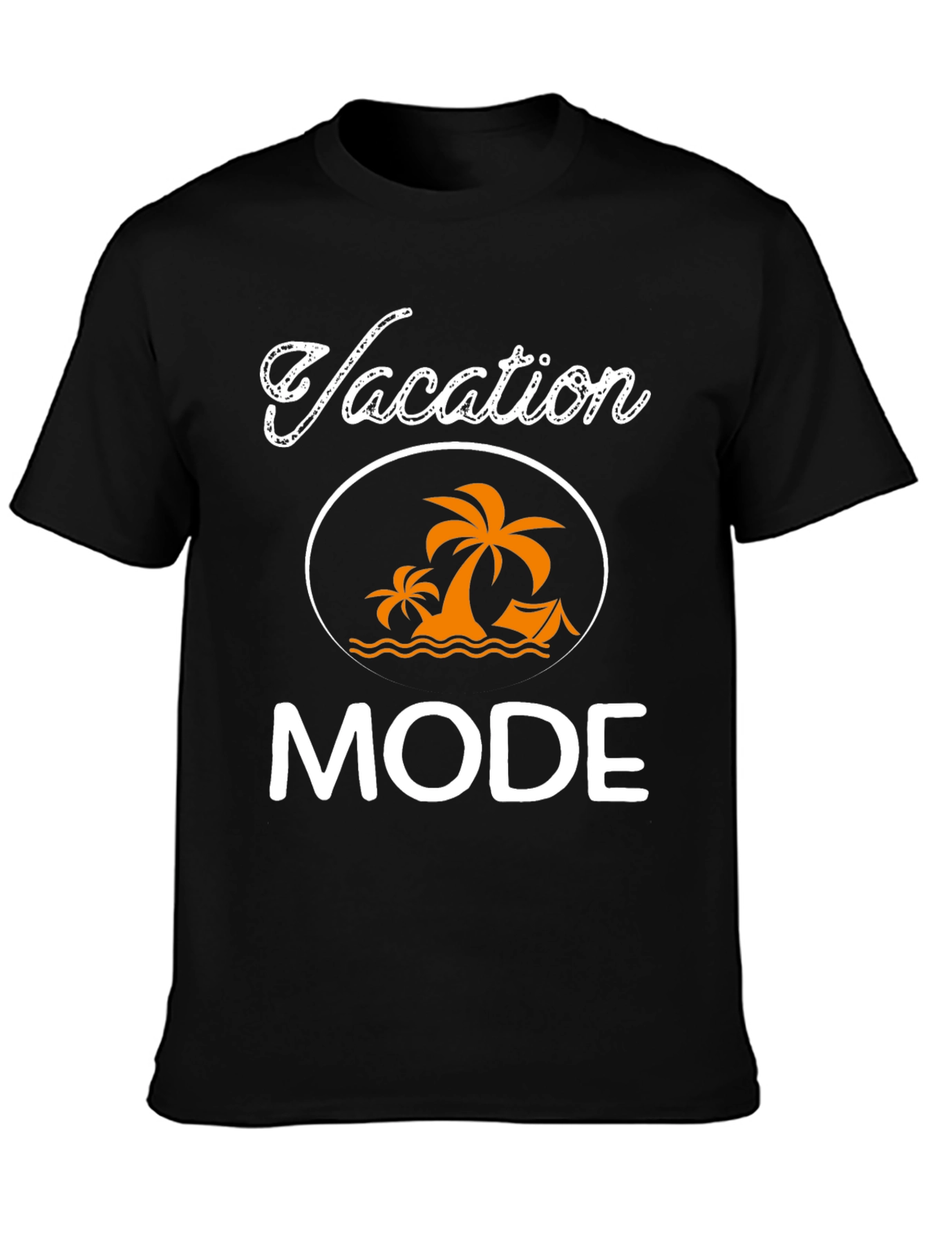 Vacation Mode Palm Tree Graphic T-Shirt