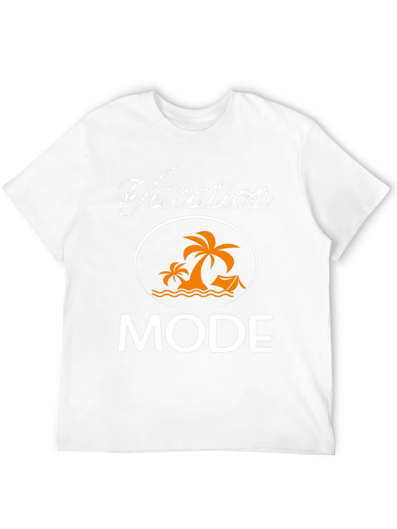 Vacation Mode Palm Tree Graphic T-Shirt