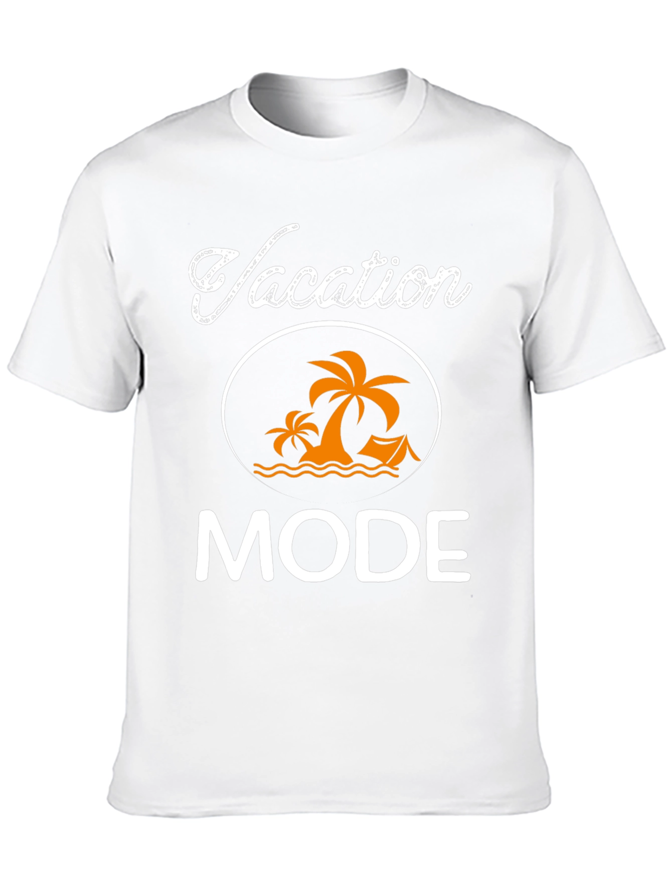 Vacation Mode Palm Tree Graphic T-Shirt