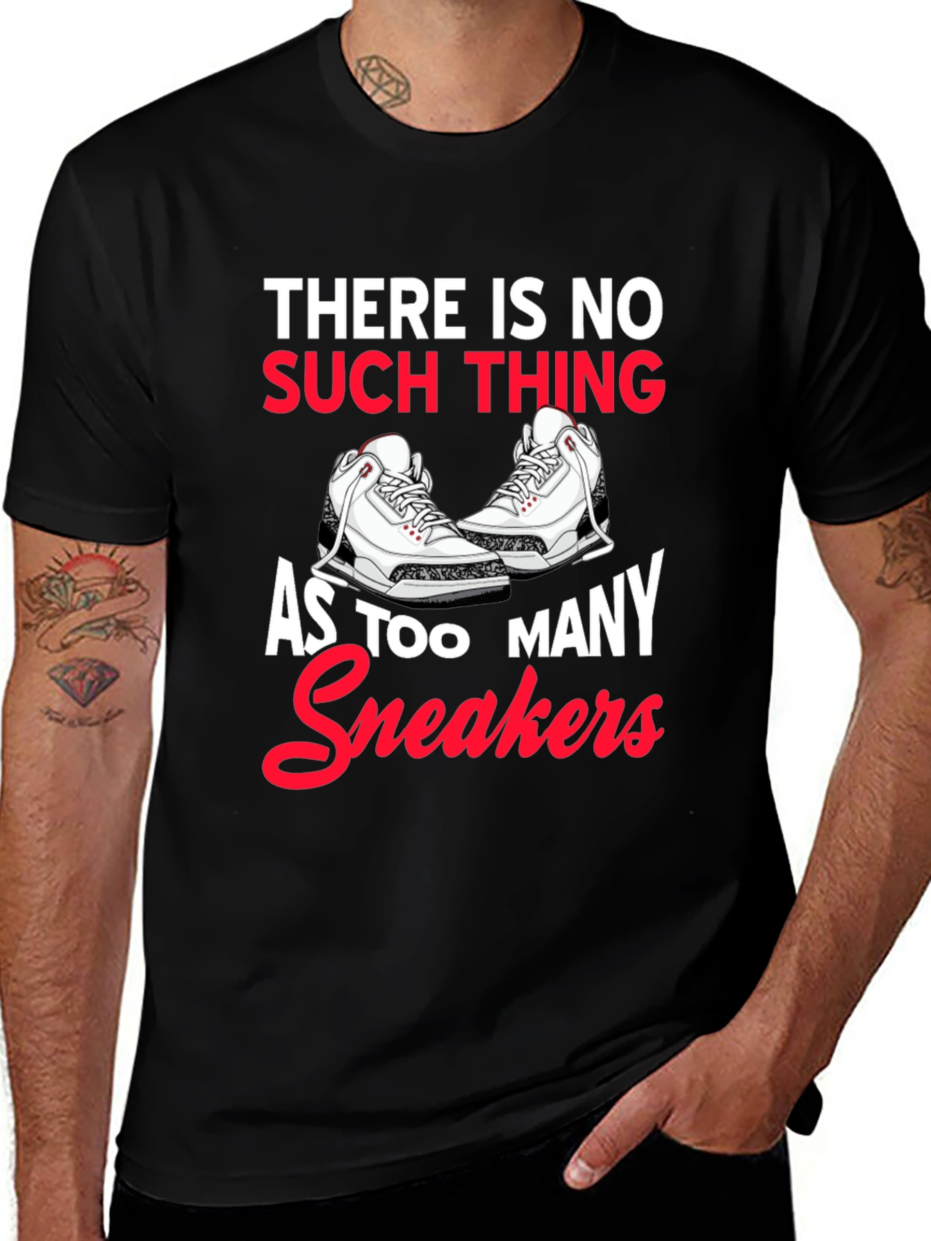 Funny Sneaker Lover T-Shirt - Too Many Sneakers
