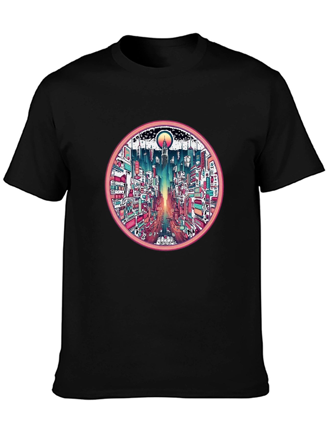 Urban Dreamscape Tee - Cityscape Graphic T-Shirt