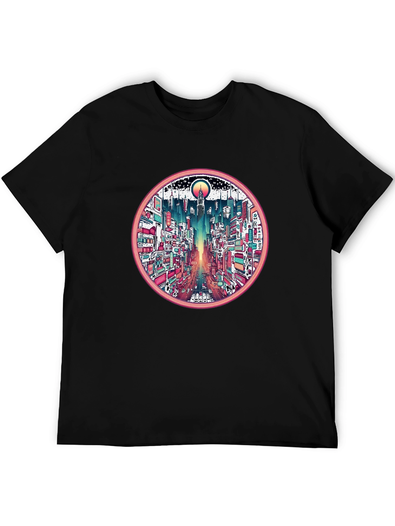 Urban Dreamscape Tee - Cityscape Graphic T-Shirt