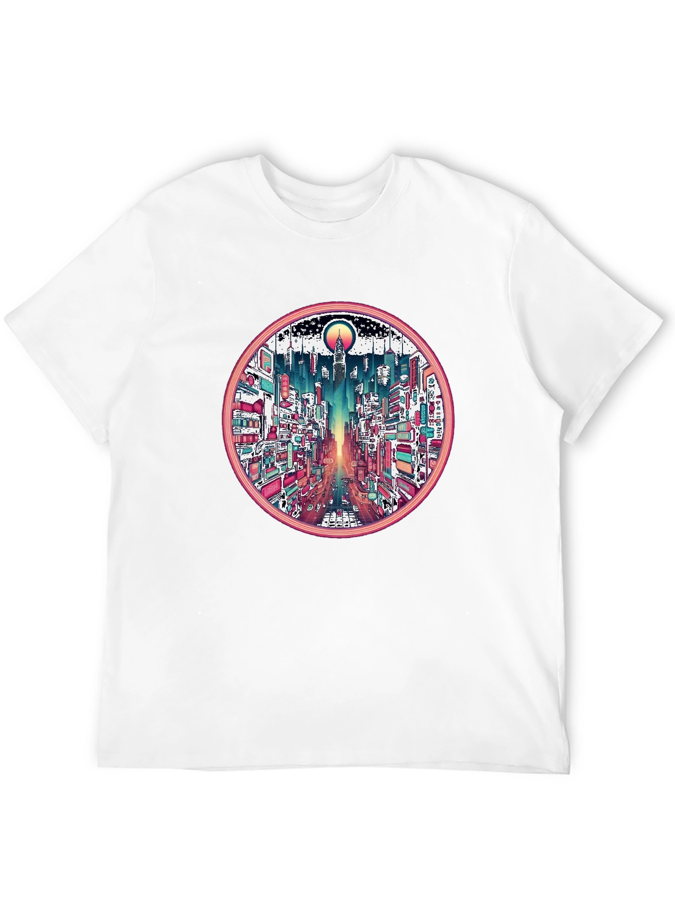 Urban Dreamscape Tee - Cityscape Graphic T-Shirt
