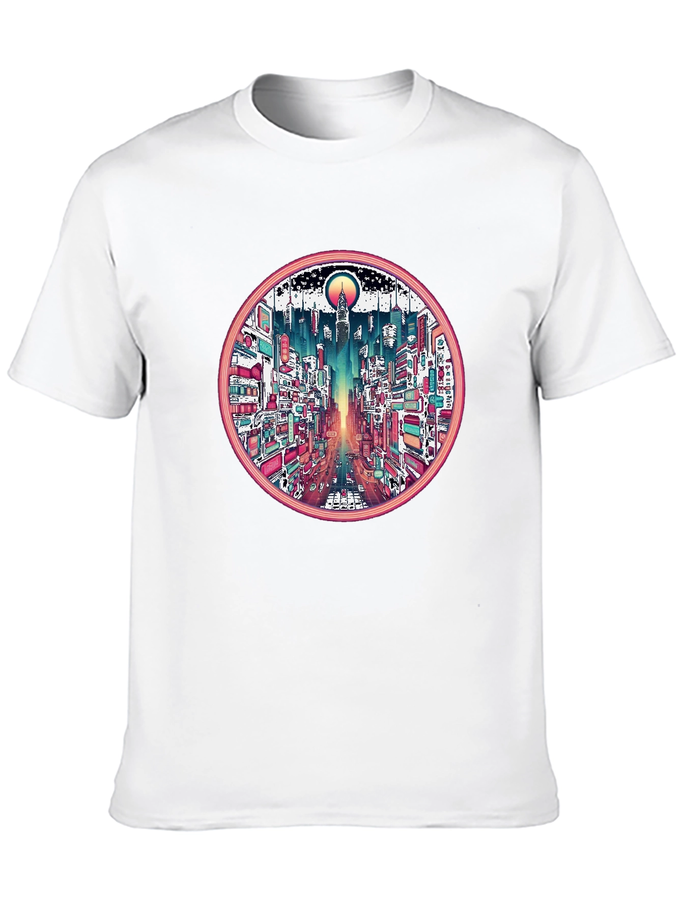 Urban Dreamscape Tee - Cityscape Graphic T-Shirt