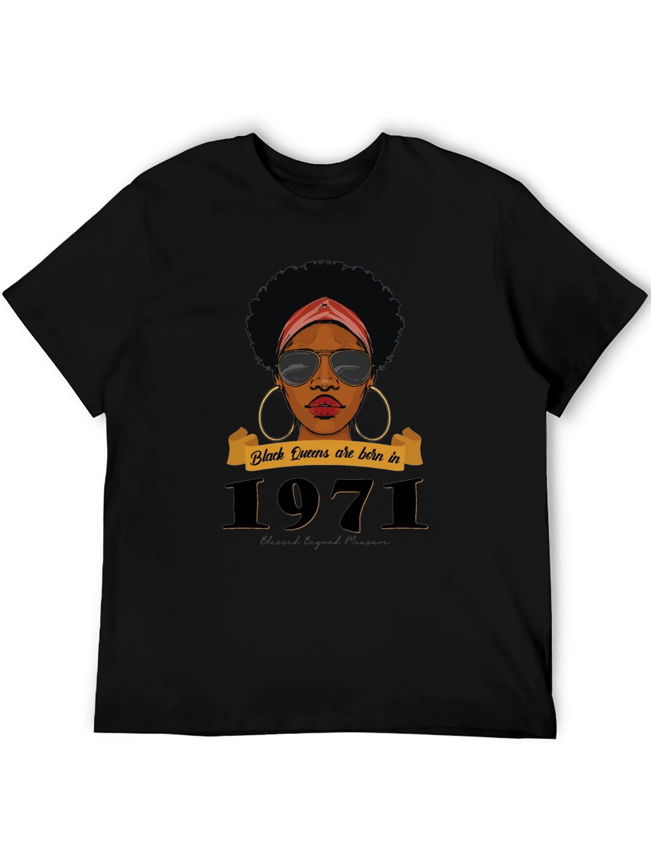 Black Queens Born in 1971 T-Shirt
